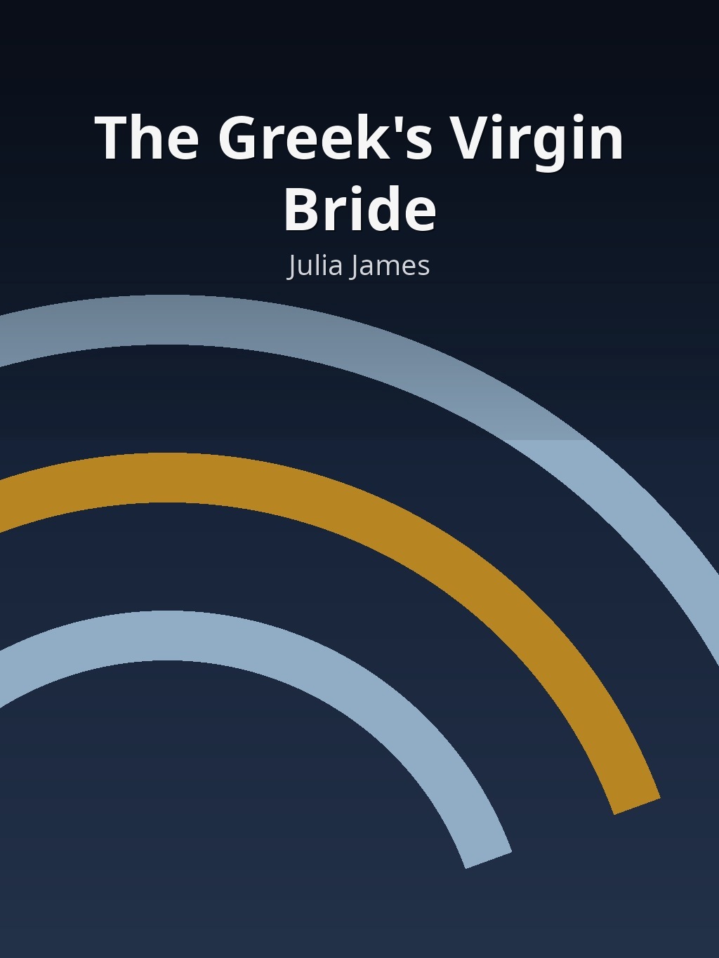 The Greek's Virgin Bride by Julia James book cover