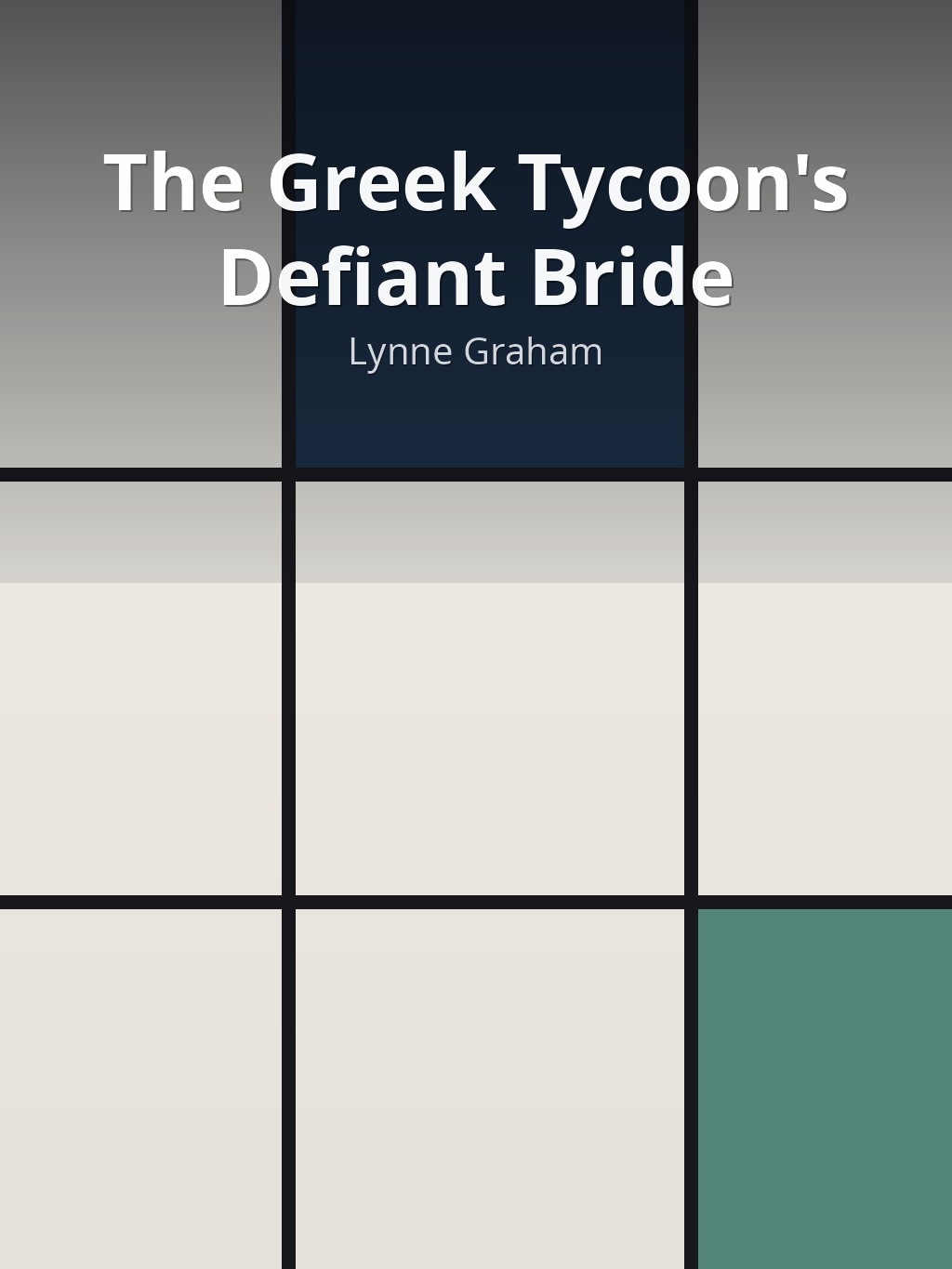 The Greek Tycoon's Defiant Bride by Lynne Graham book cover
