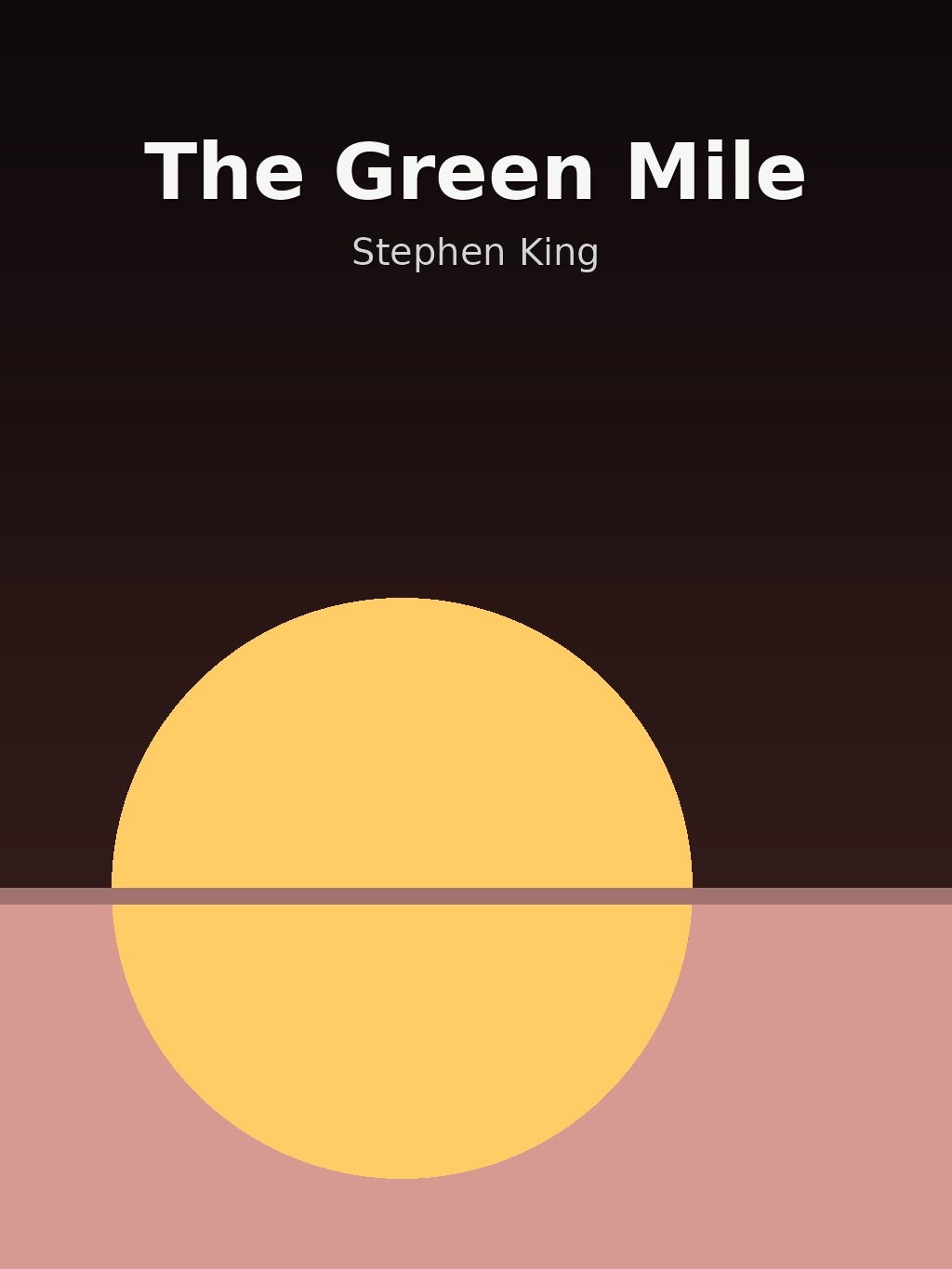 The Green Mile by Stephen King book cover