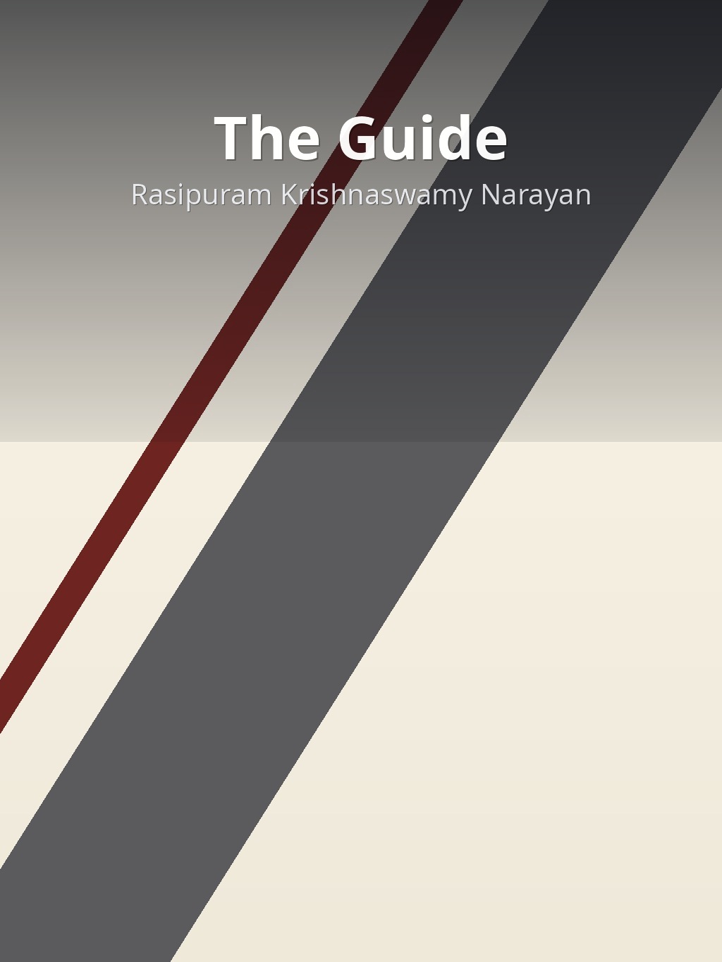 The Guide by Rasipuram Krishnaswamy Narayan book cover