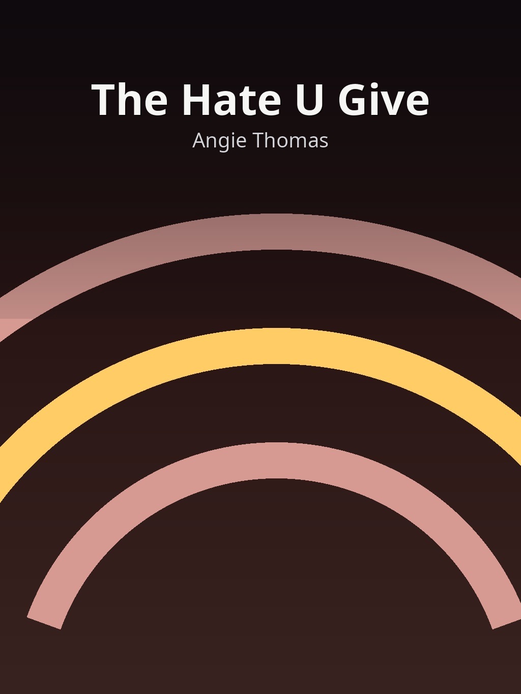 The Hate U Give by Angie Thomas book cover