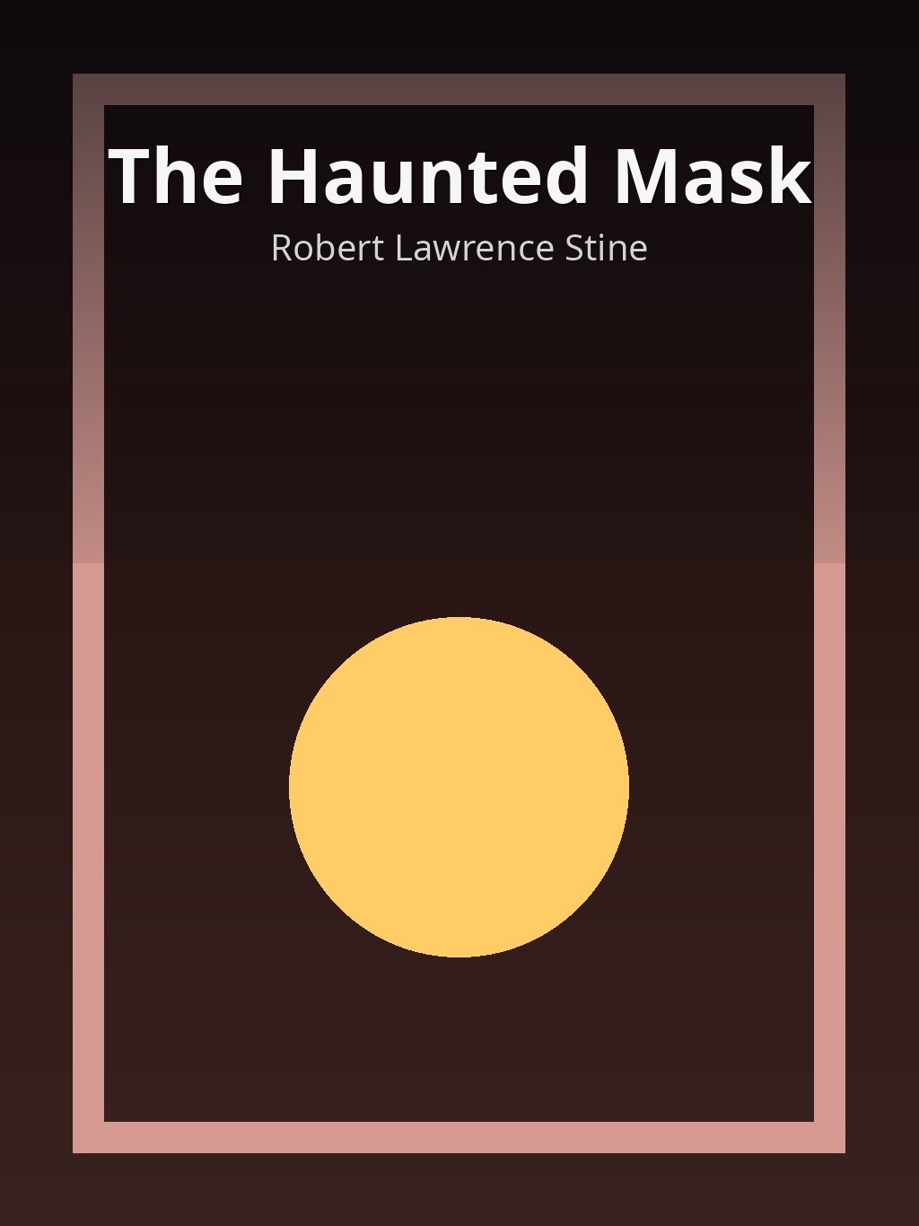 The Haunted Mask by Robert Lawrence Stine book cover