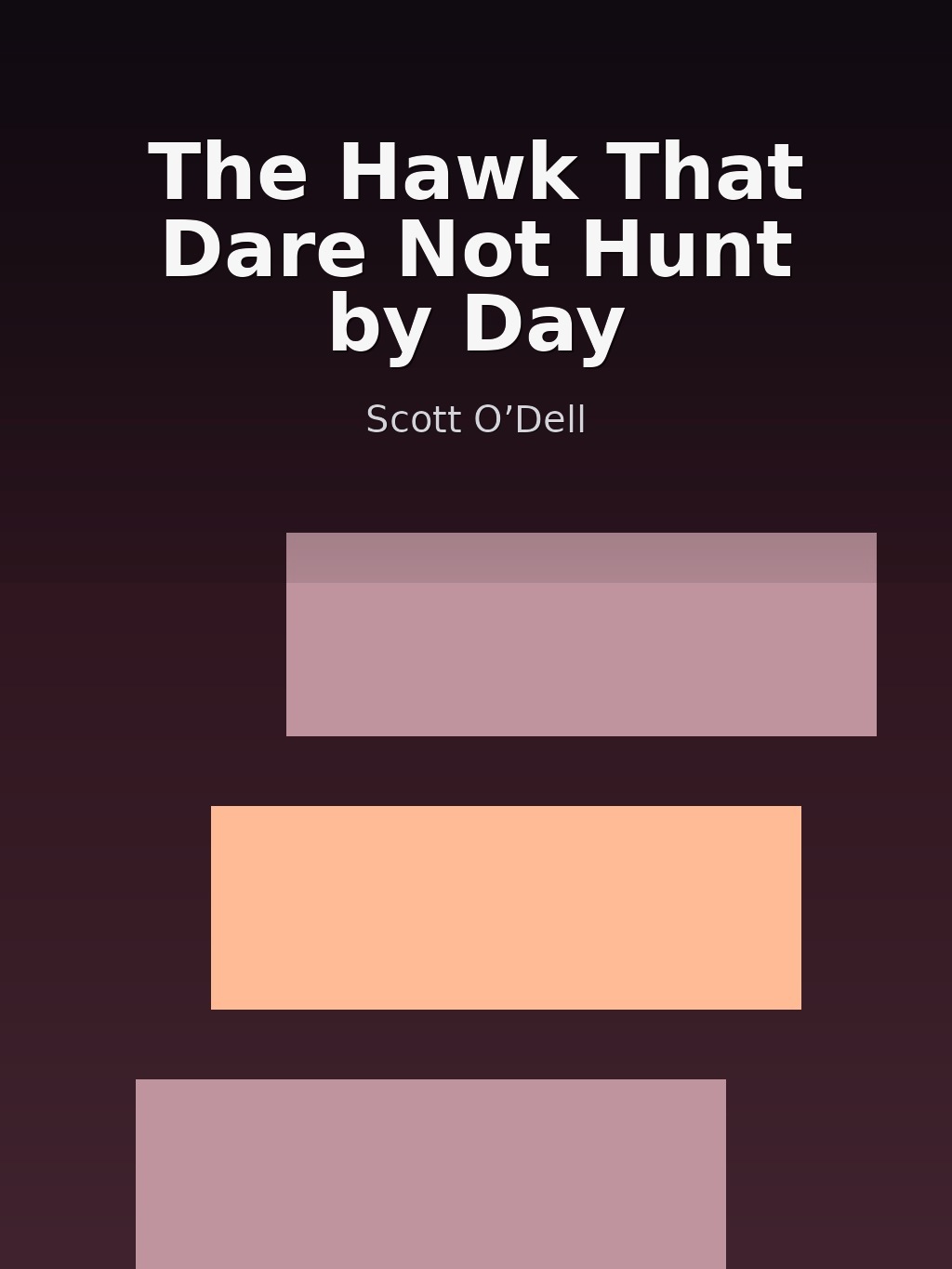 The Hawk That Dare Not Hunt by Day by Scott O’Dell book cover