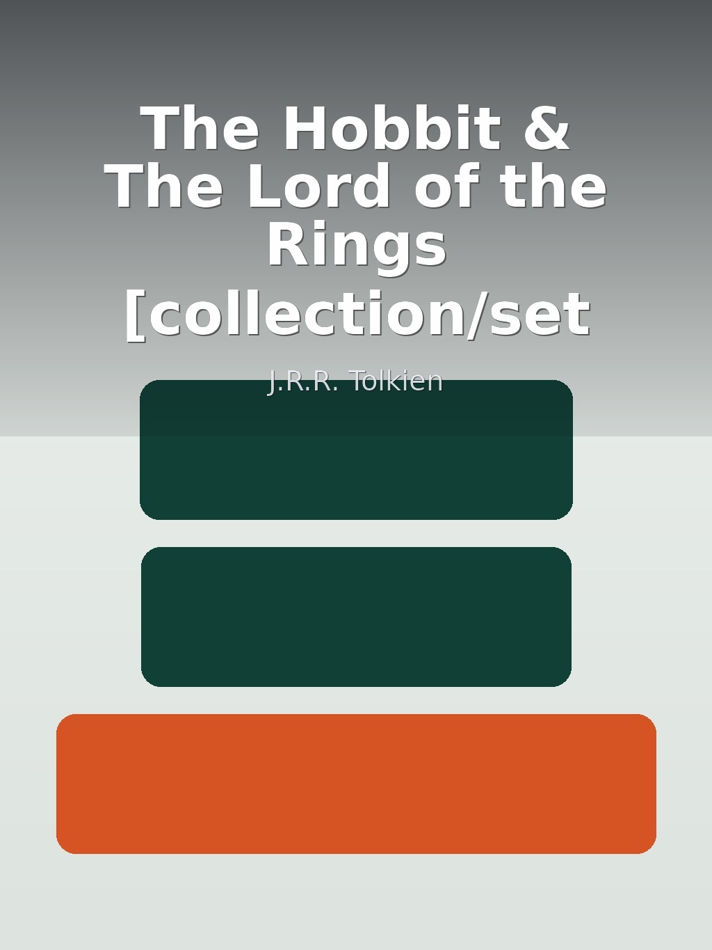 The Hobbit & The Lord of the Rings [collection/set] by J.R.R. Tolkien book cover
