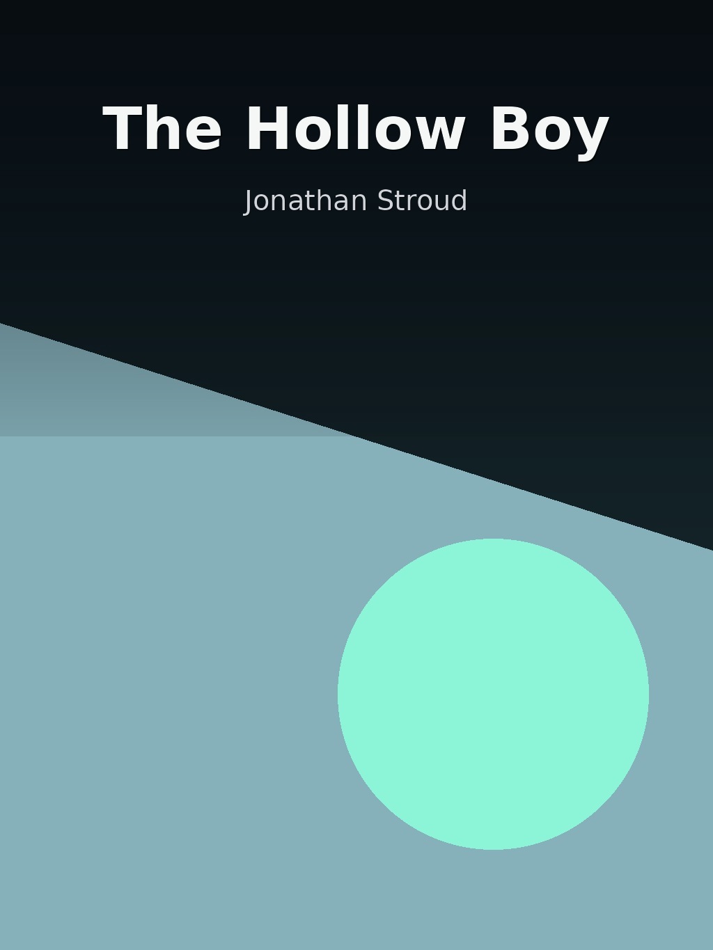 The Hollow Boy by Jonathan Stroud book cover