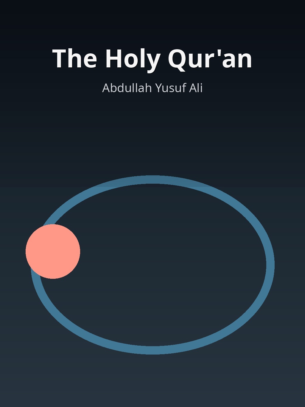 The Holy Qur'an by Abdullah Yusuf Ali book cover