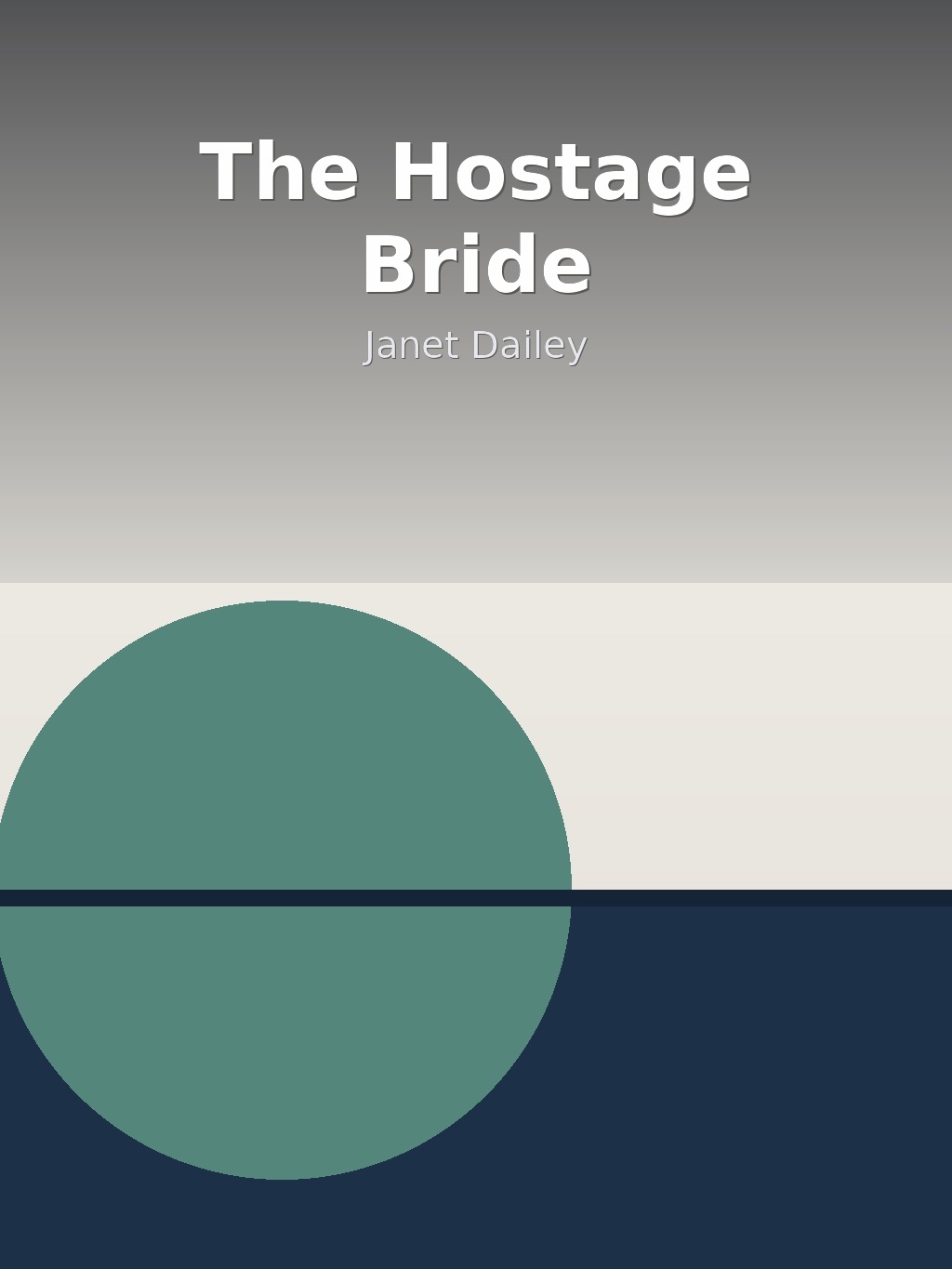 The Hostage Bride by Janet Dailey book cover