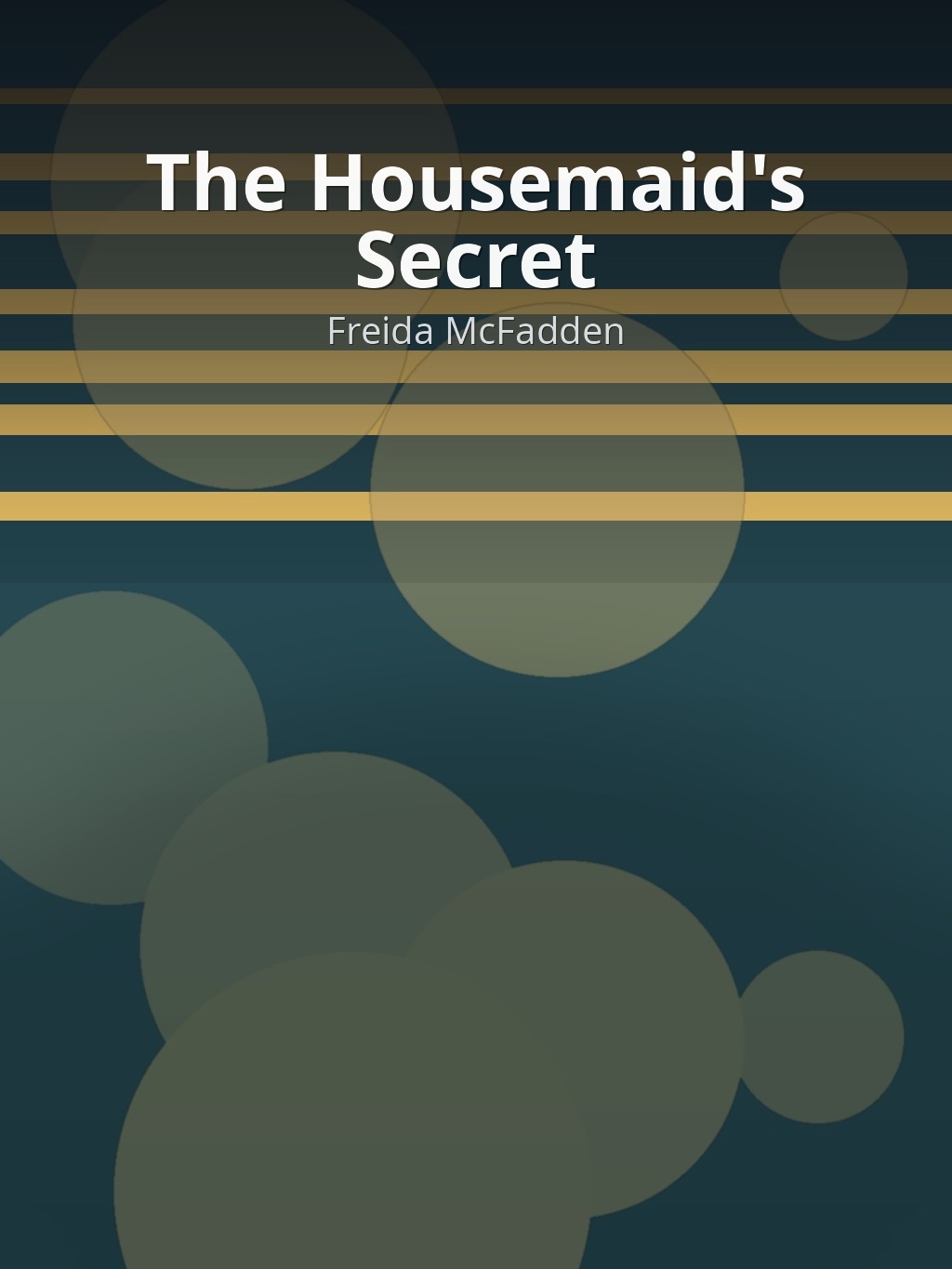 The Housemaid's Secret by Freida McFadden book cover