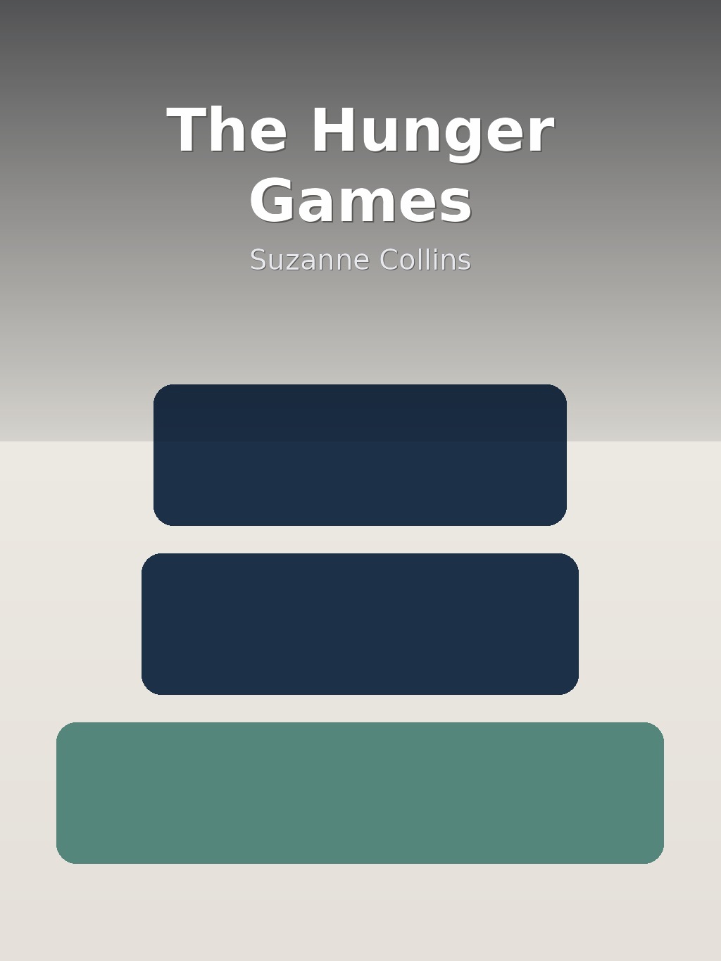 The Hunger Games by Suzanne Collins book cover