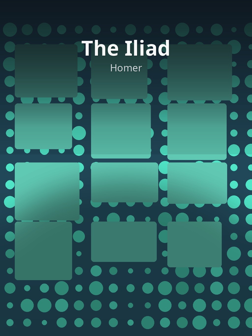 The Iliad by Homer book cover