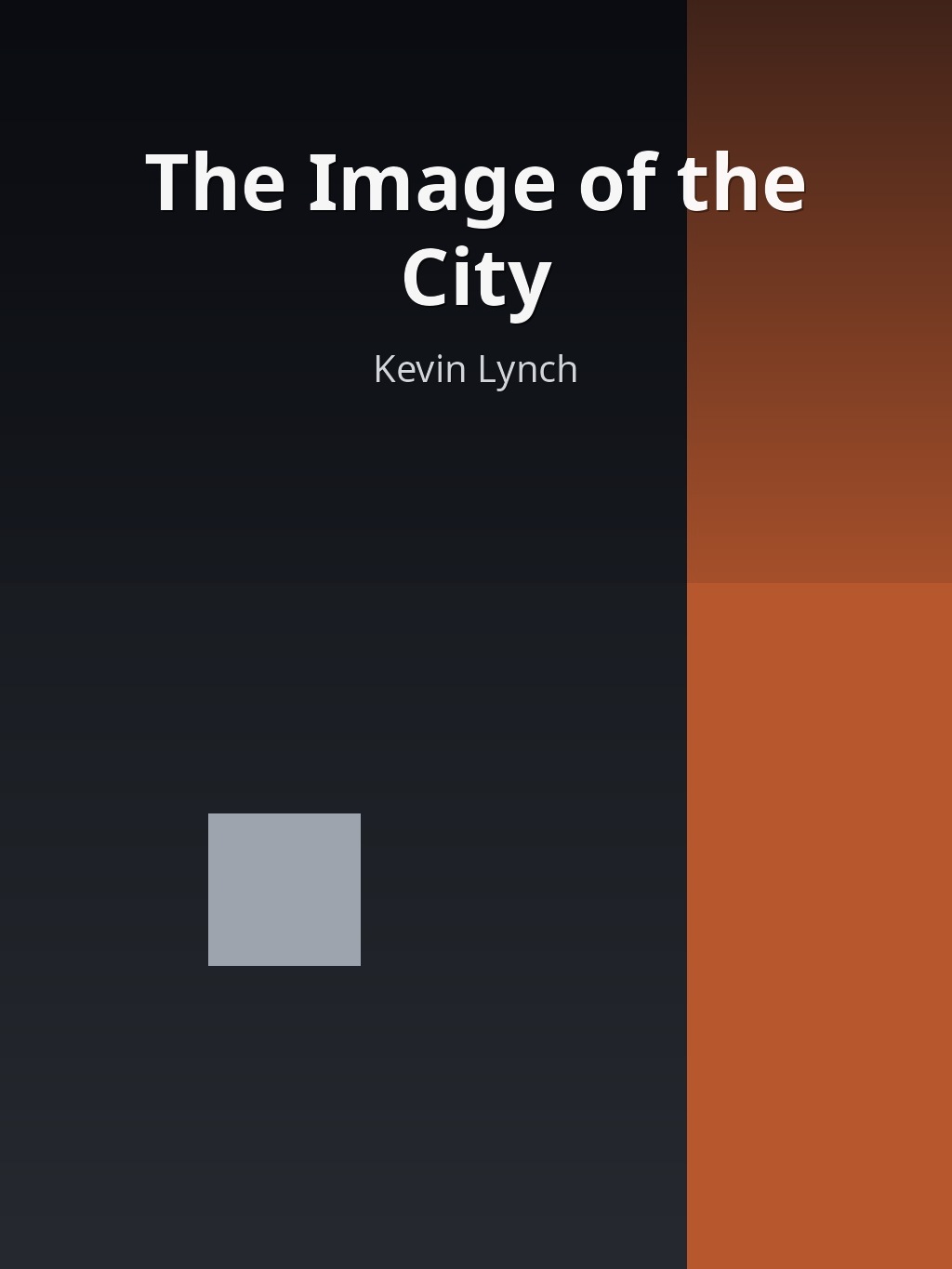 The Image of the City by Kevin Lynch book cover