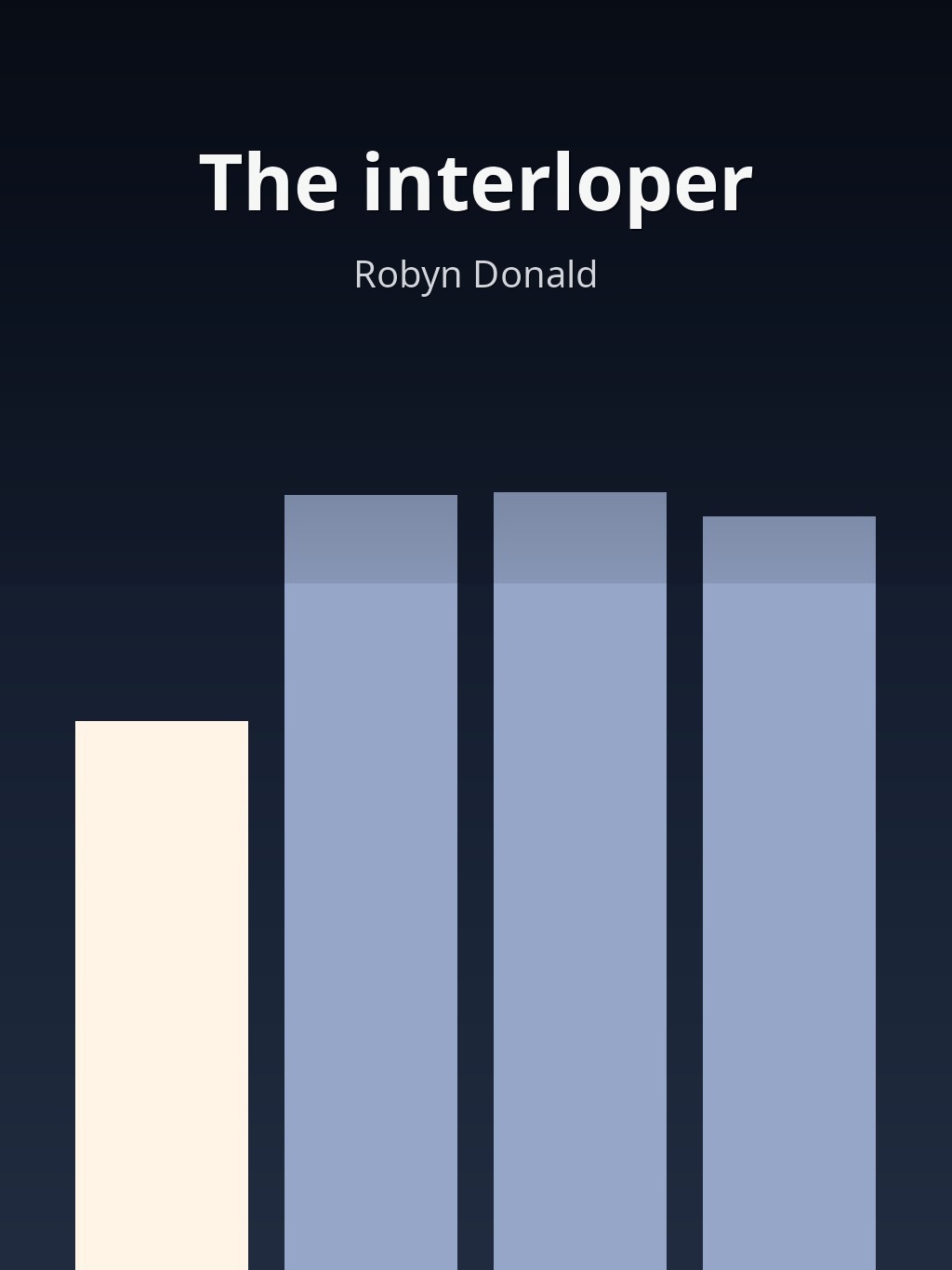 The interloper by Robyn Donald book cover