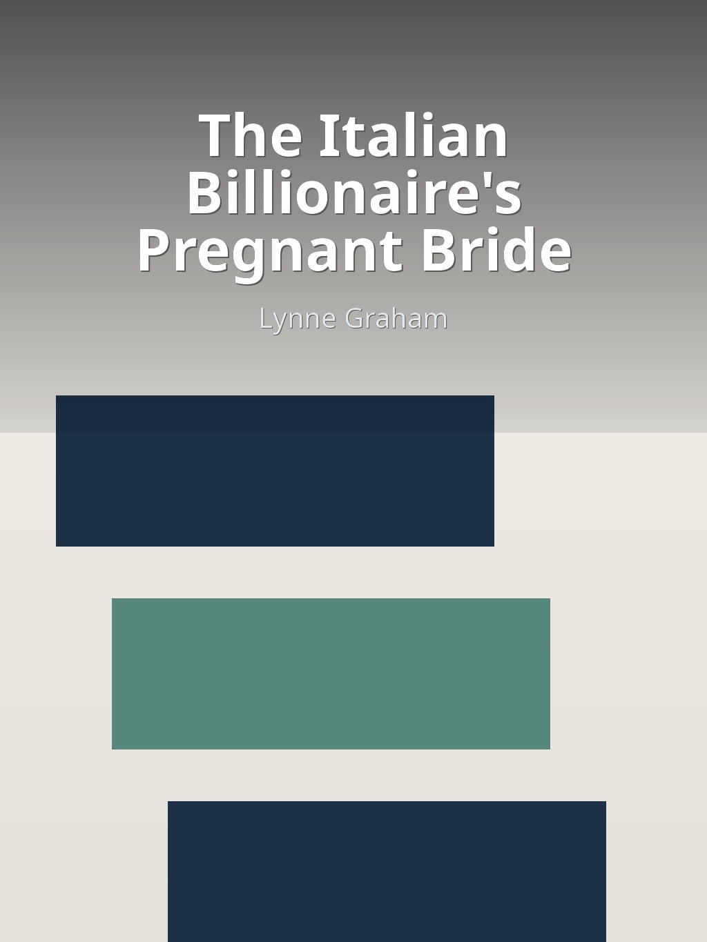 The Italian Billionaire's Pregnant Bride by Lynne Graham book cover