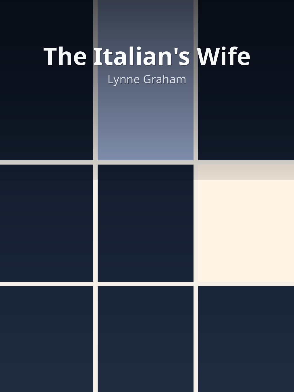 The Italian's Wife by Lynne Graham book cover