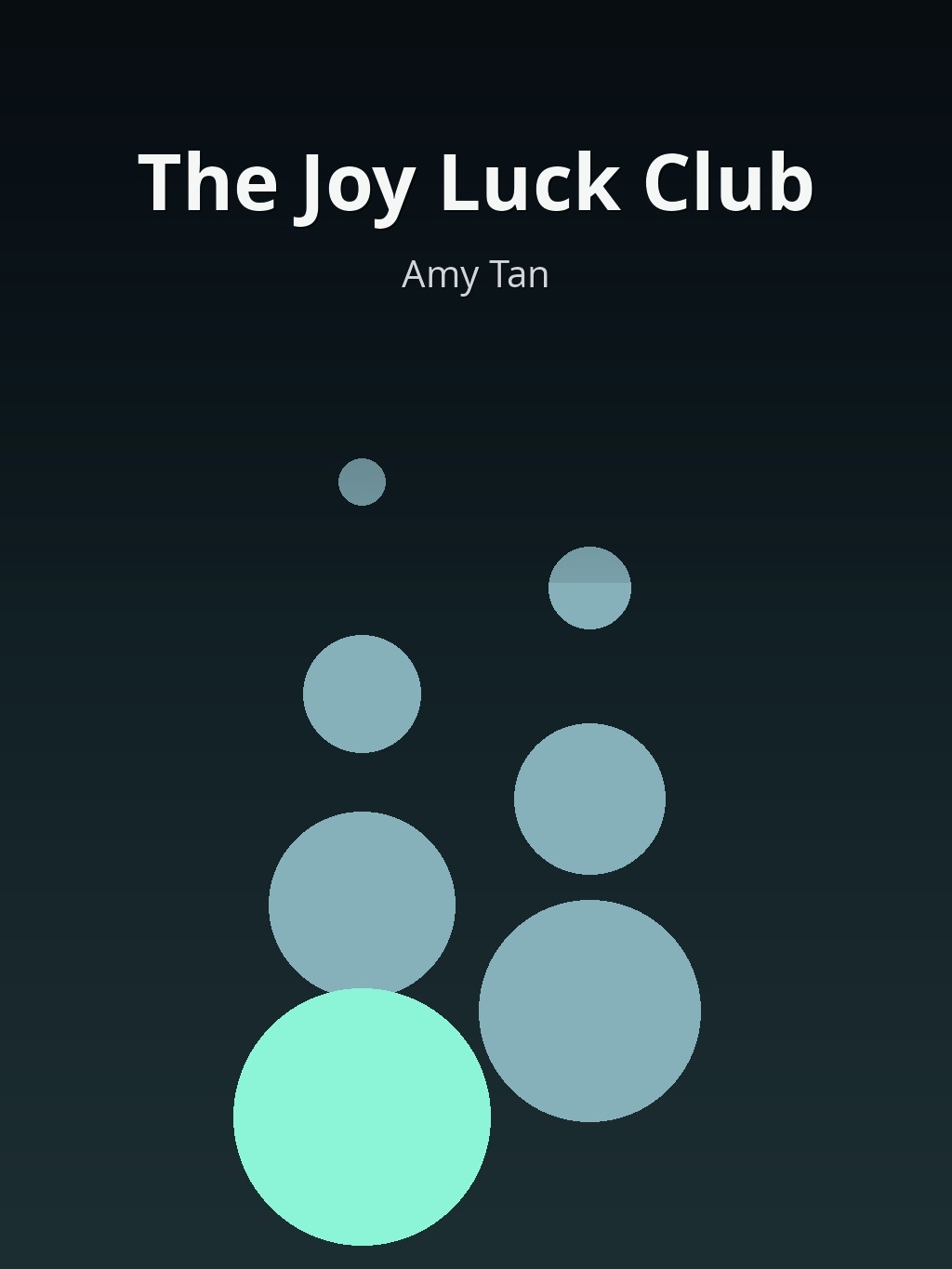 The Joy Luck Club by Amy Tan book cover