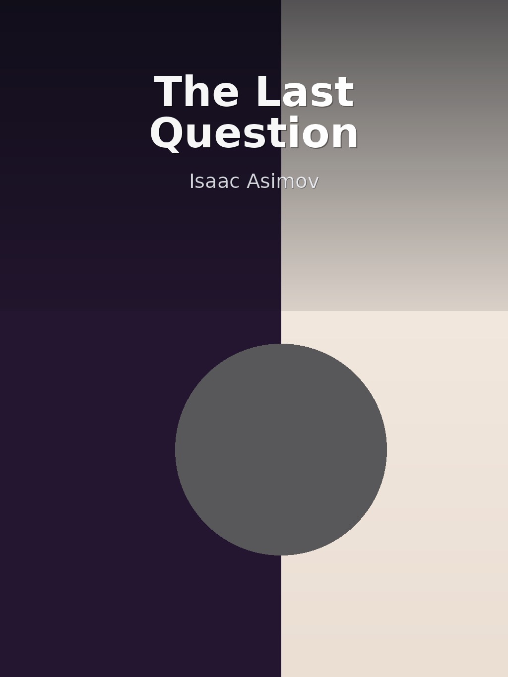 The Last Question by Isaac Asimov book cover