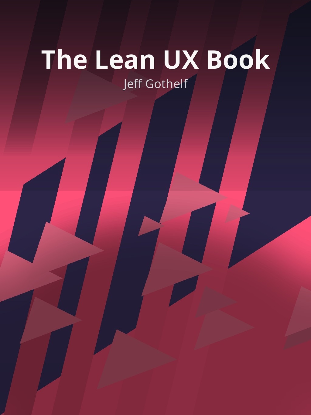 The Lean UX Book by Jeff Gothelf book cover