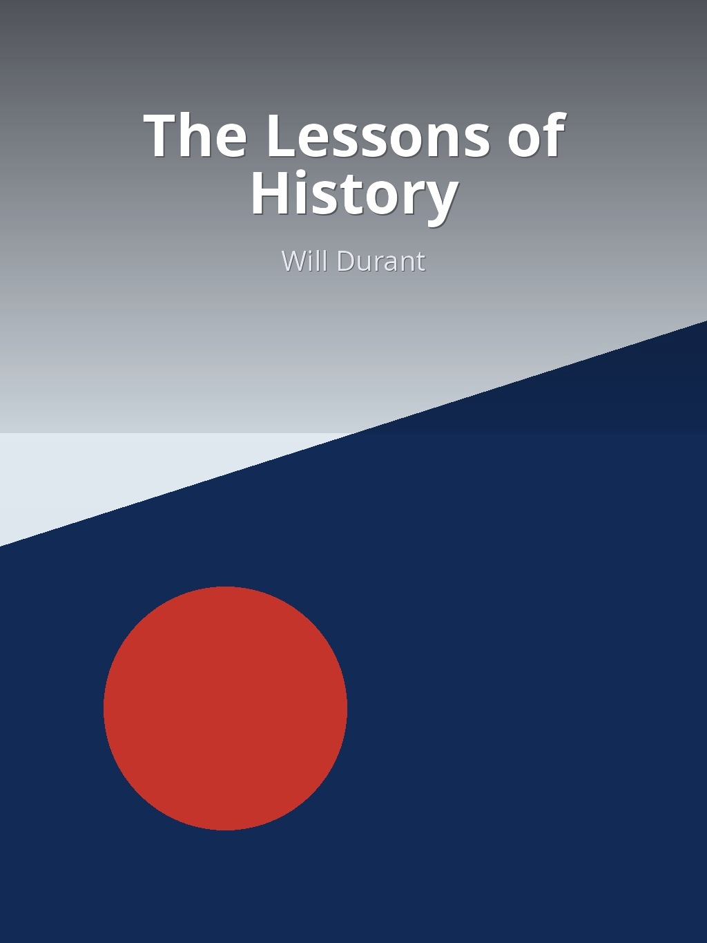 The Lessons of History by Will Durant book cover