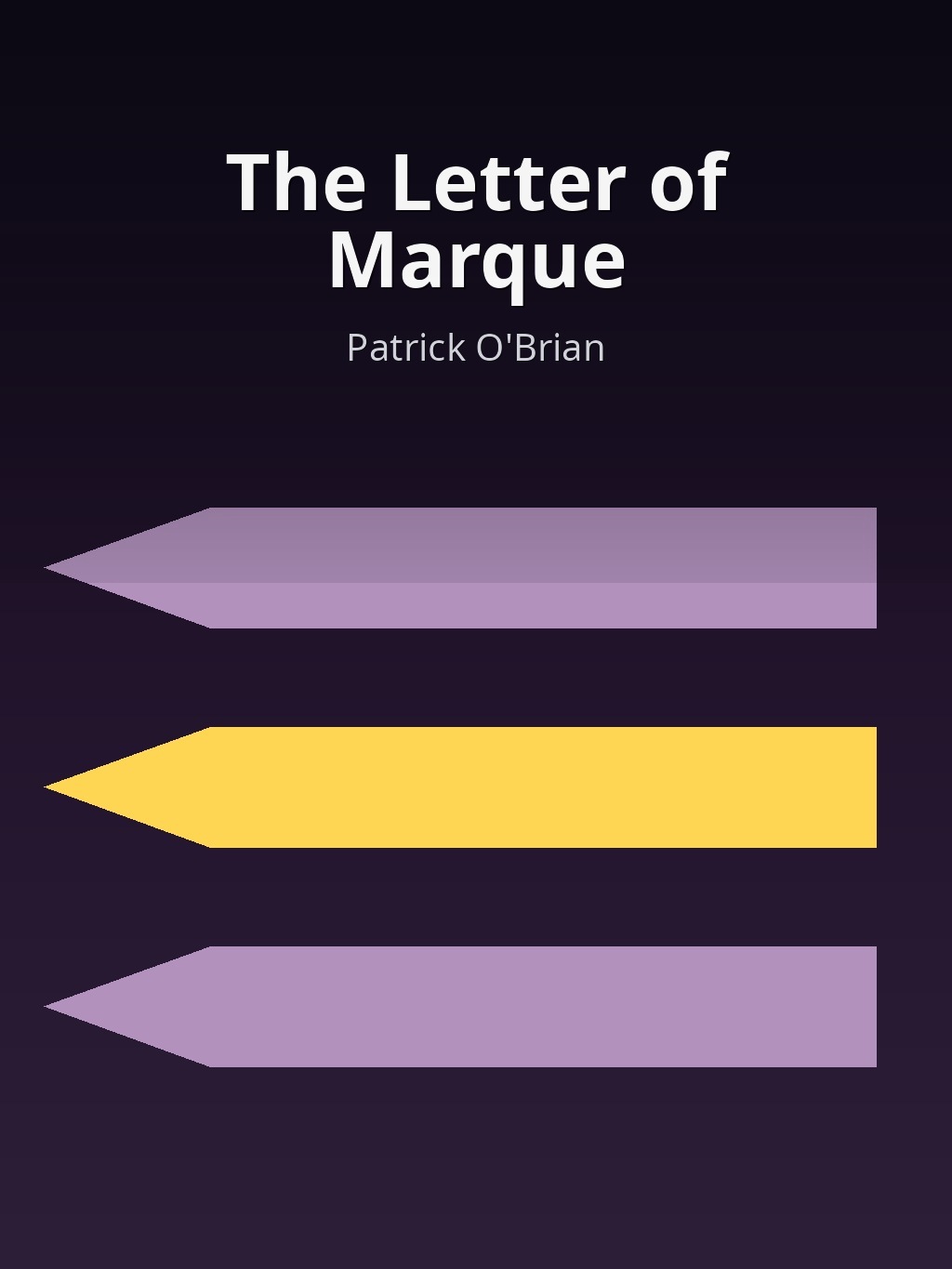 The Letter of Marque by Patrick O'Brian book cover