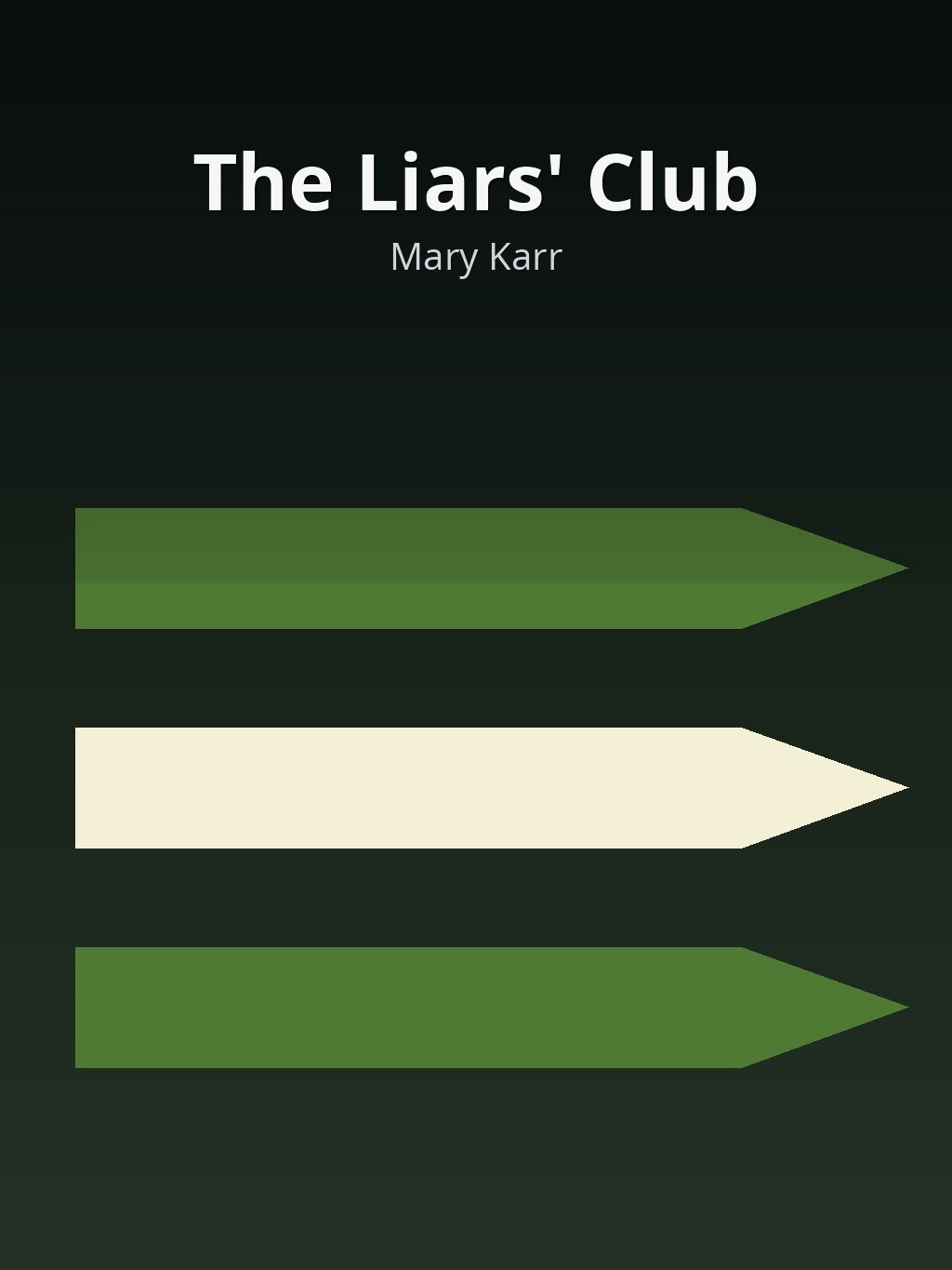The Liars' Club by Mary Karr book cover