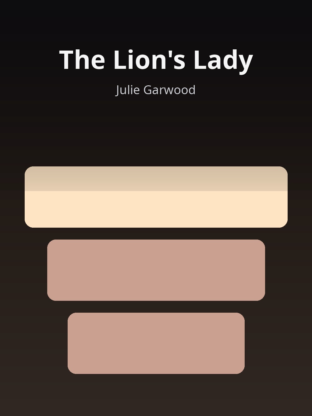 The Lion's Lady by Julie Garwood book cover