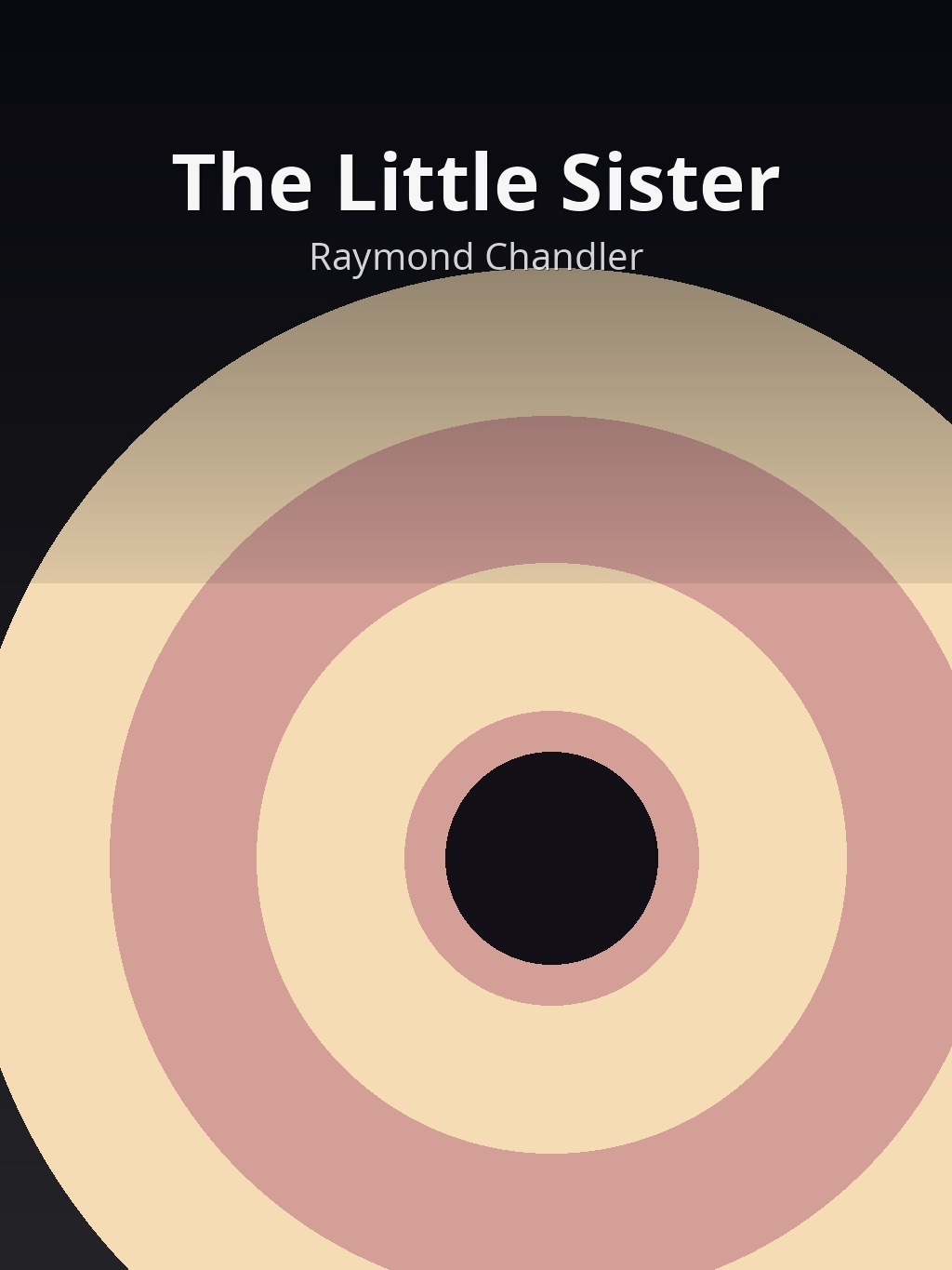 The Little Sister by Raymond Chandler book cover