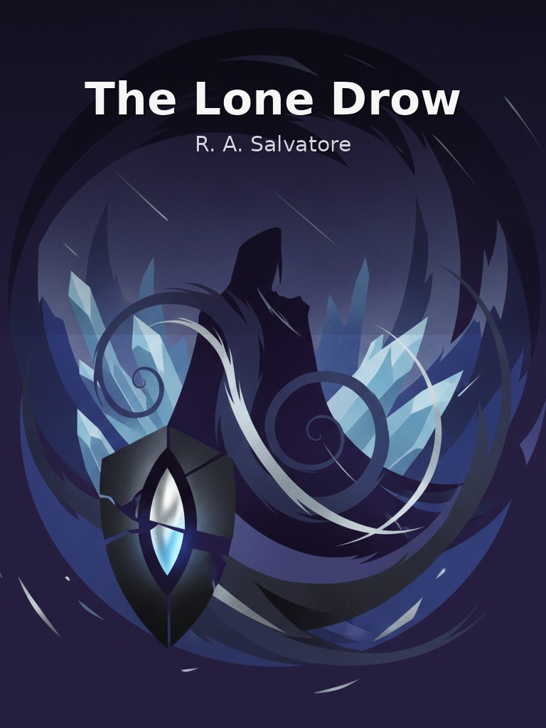 The Lone Drow by R. A. Salvatore book cover
