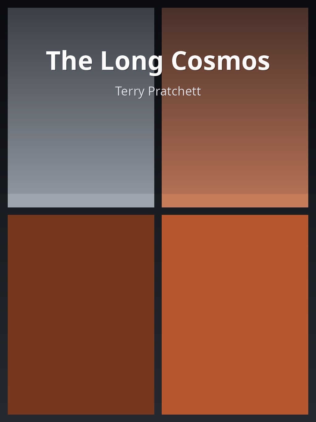 The Long Cosmos by Terry Pratchett book cover