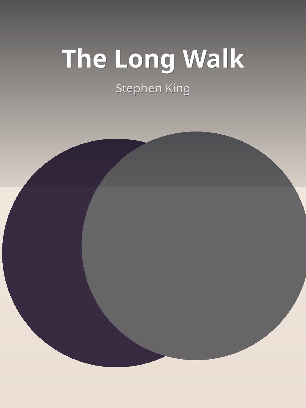 The Long Walk by Stephen King book cover