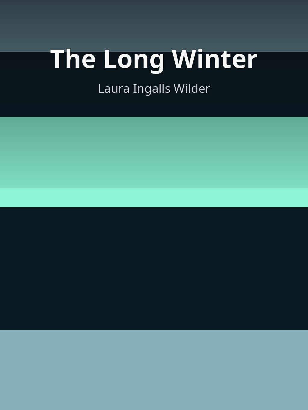 The Long Winter by Laura Ingalls Wilder book cover