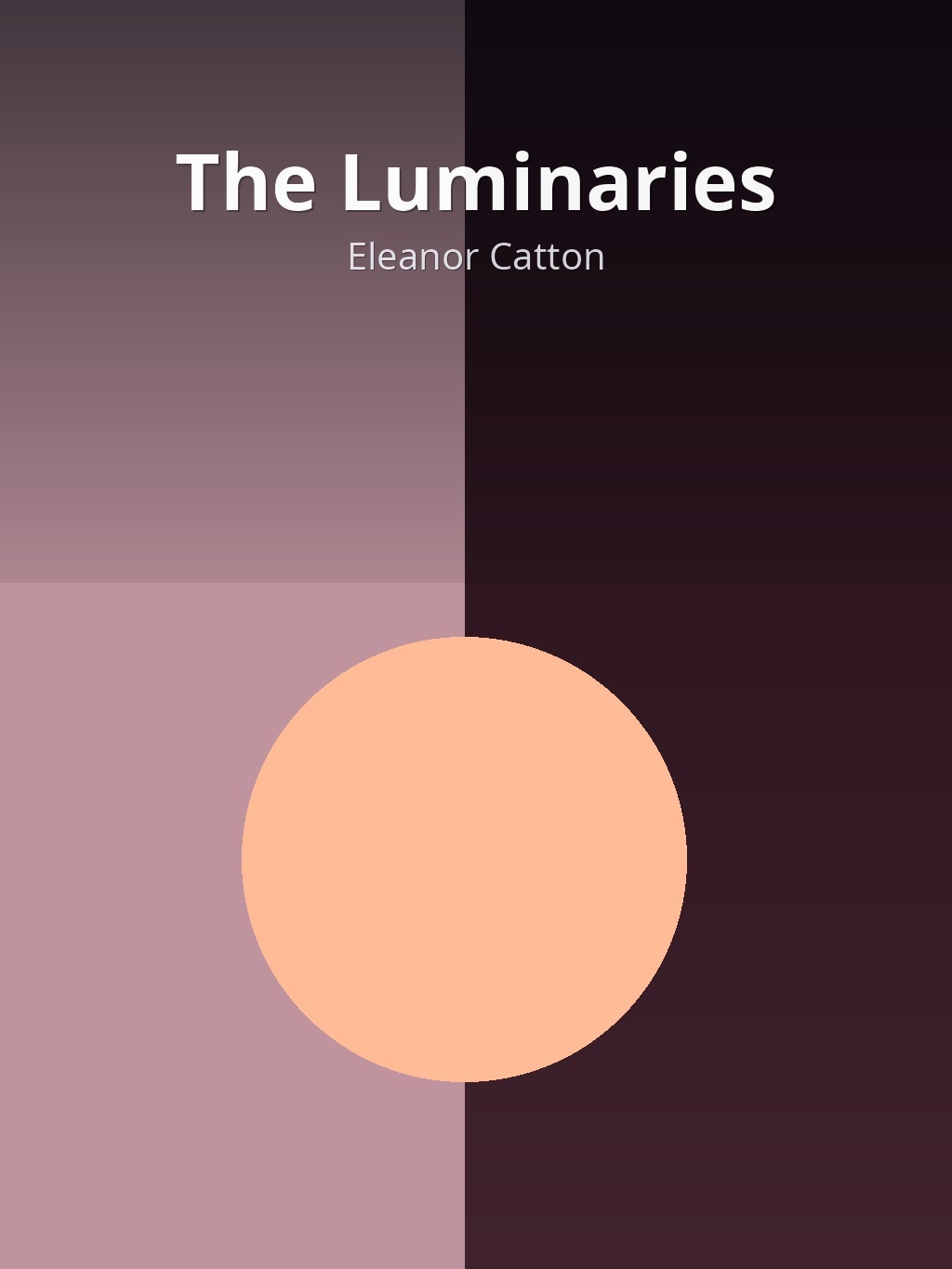 The Luminaries by Eleanor Catton book cover