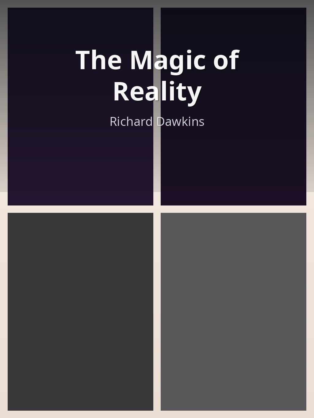 The Magic of Reality by Richard Dawkins book cover