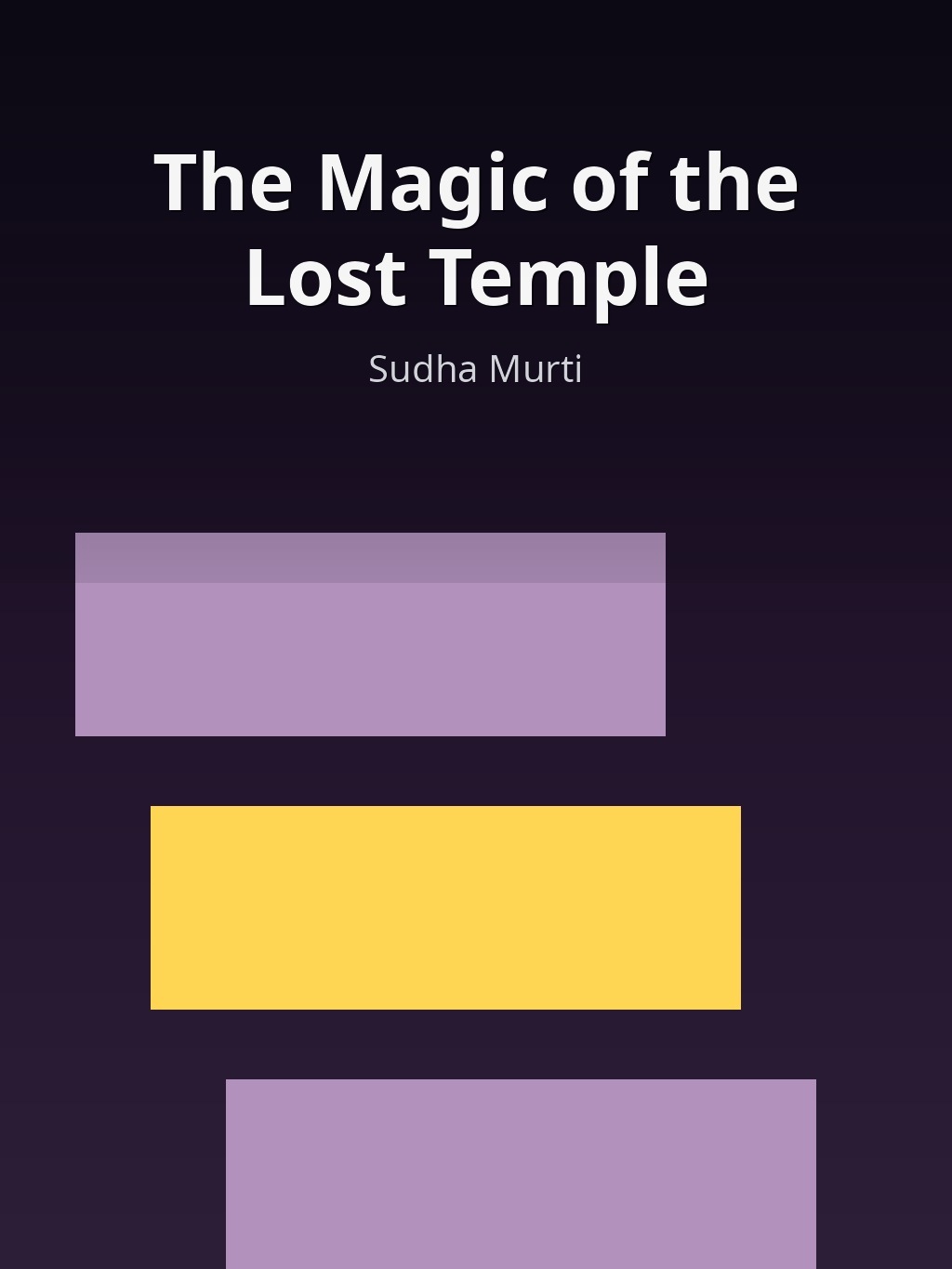 The Magic of the Lost Temple by Sudha Murti book cover