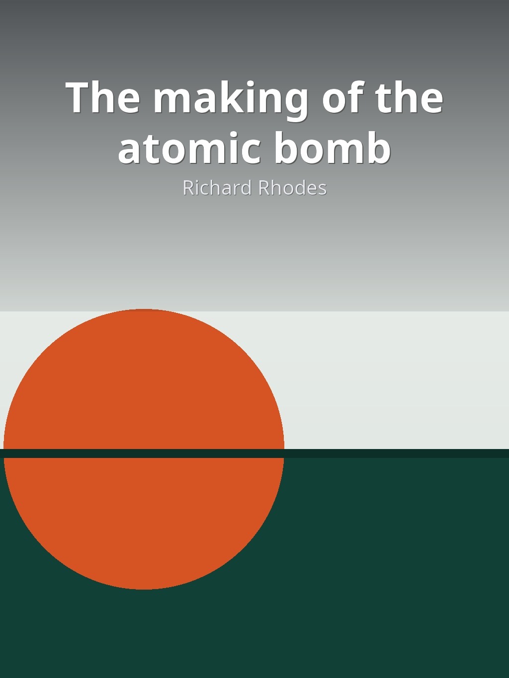 The making of the atomic bomb by Richard Rhodes book cover