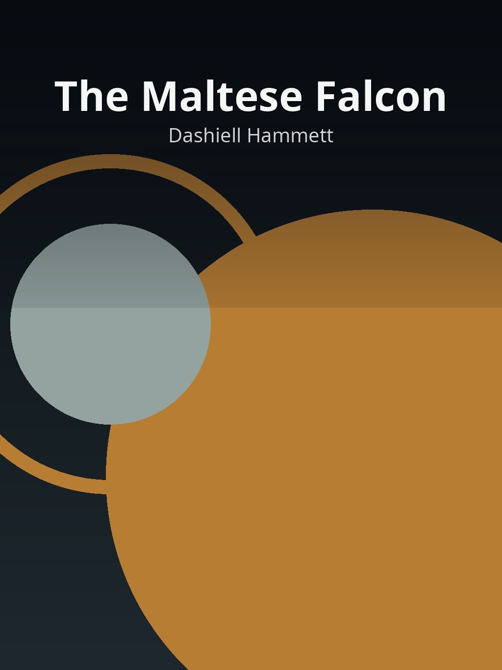The Maltese Falcon by Dashiell Hammett book cover
