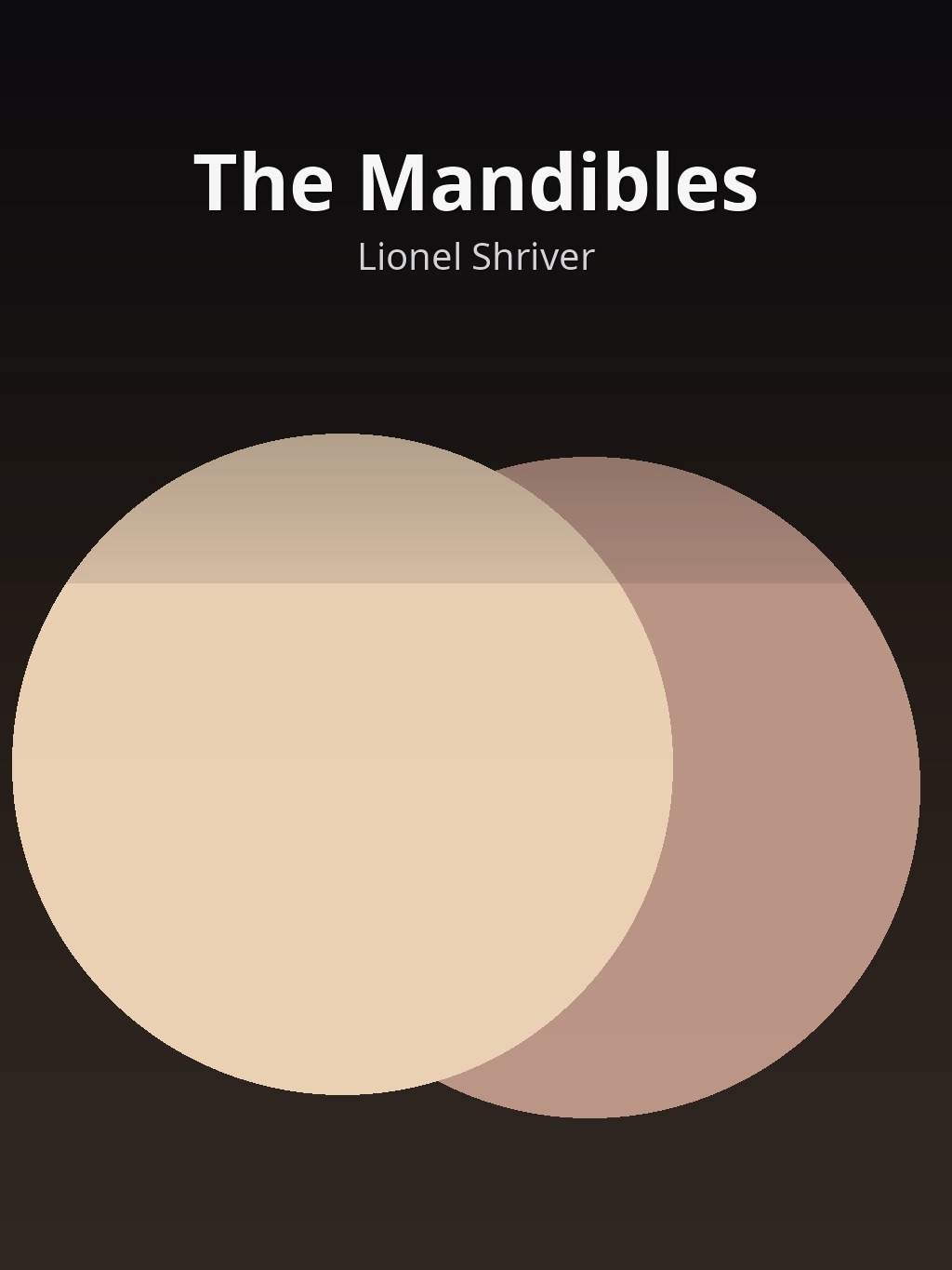 The Mandibles by Lionel Shriver book cover