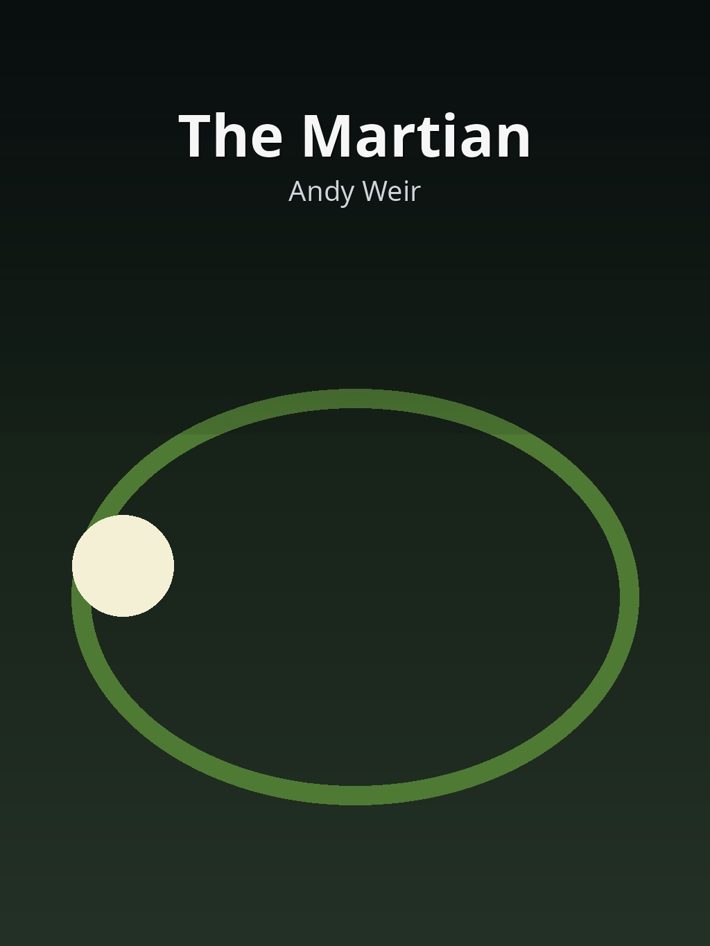 The Martian by Andy Weir book cover