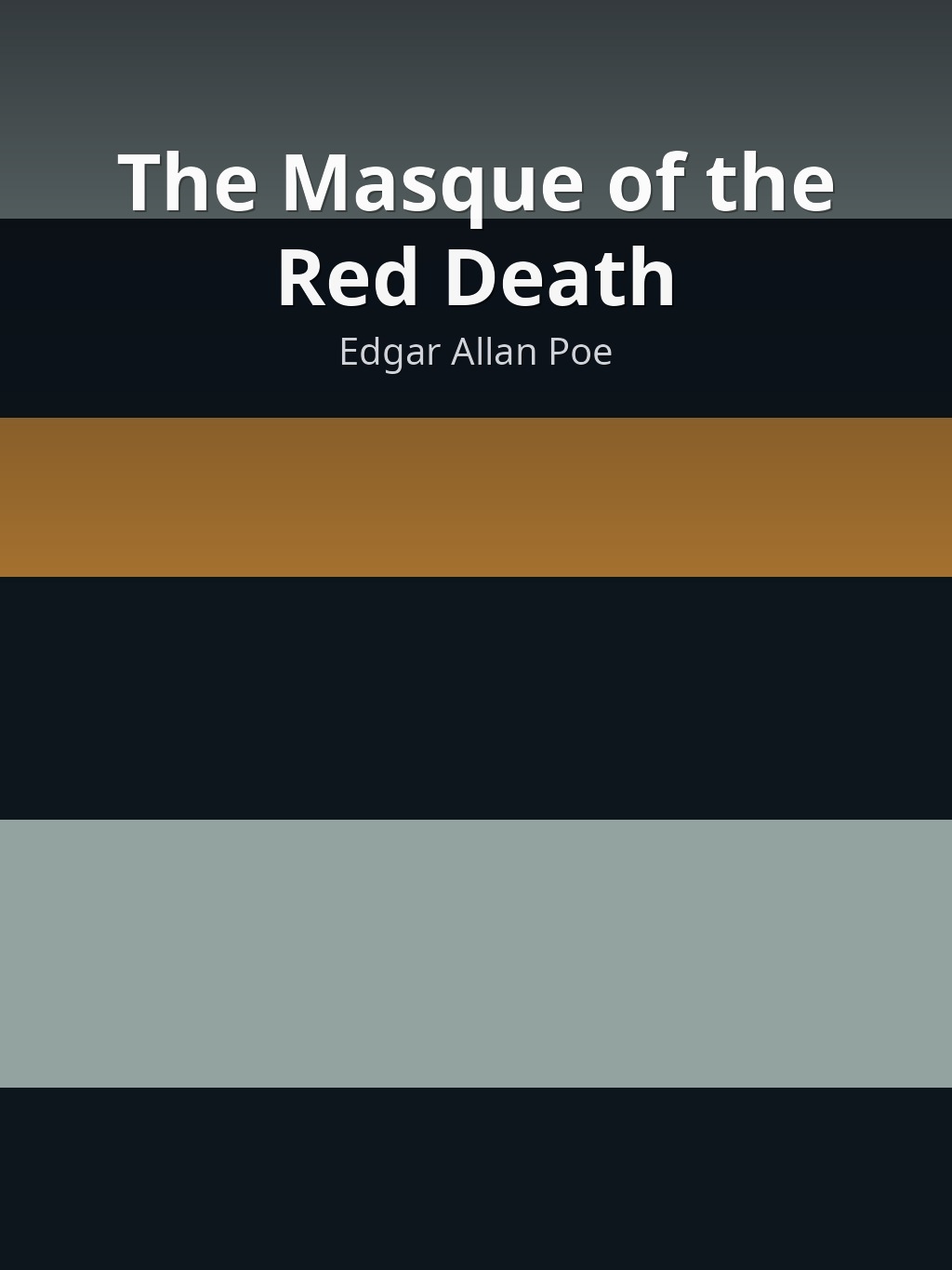 The Masque of the Red Death by Edgar Allan Poe book cover
