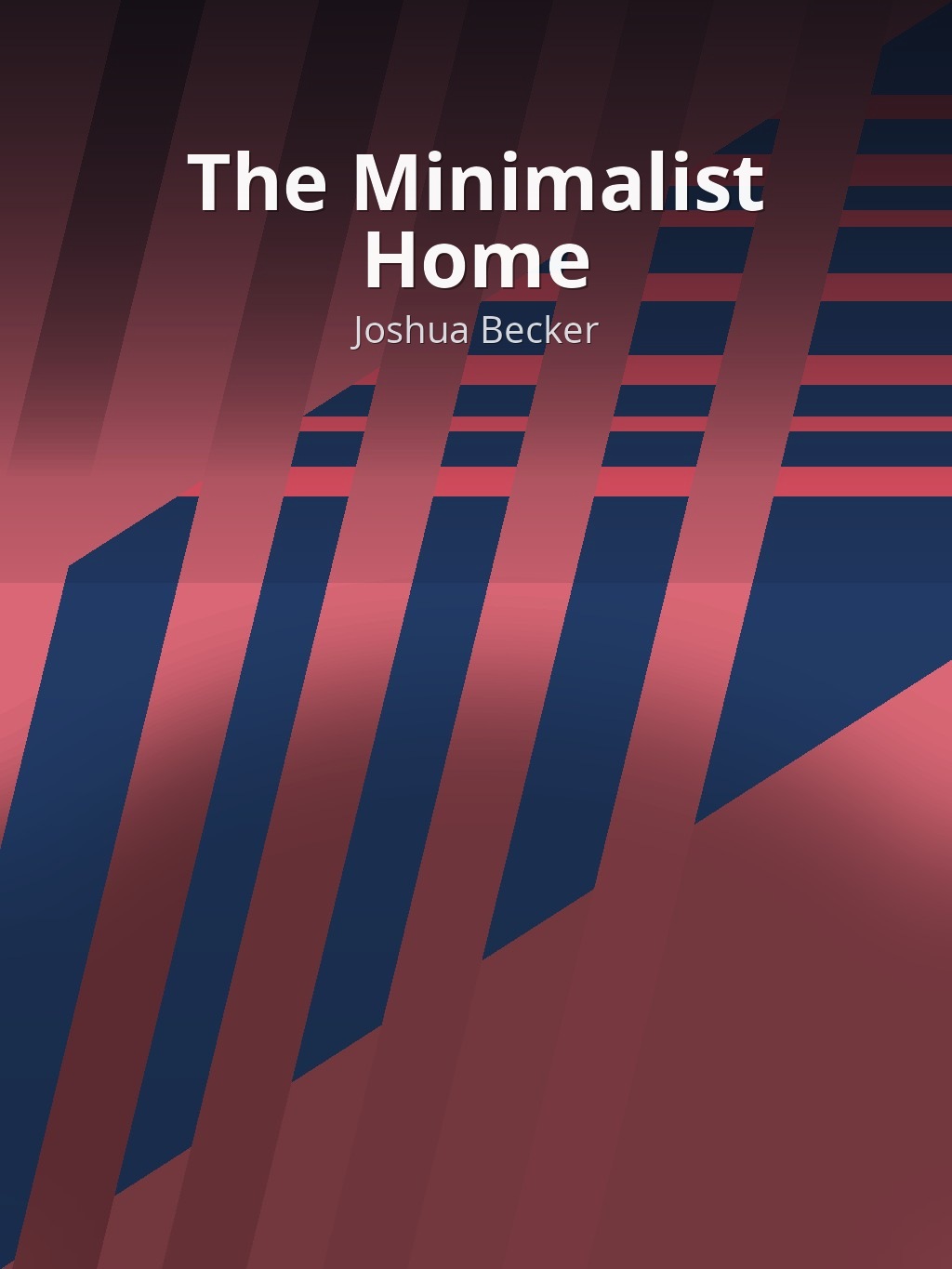 The Minimalist Home by Joshua Becker book cover
