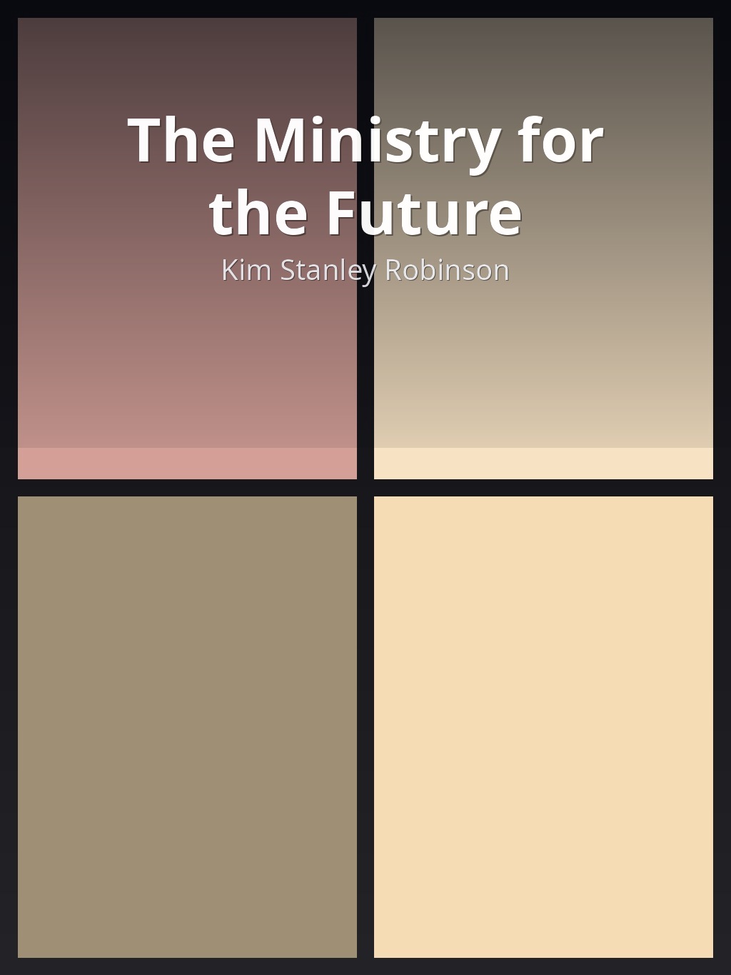 The Ministry for the Future by Kim Stanley Robinson book cover