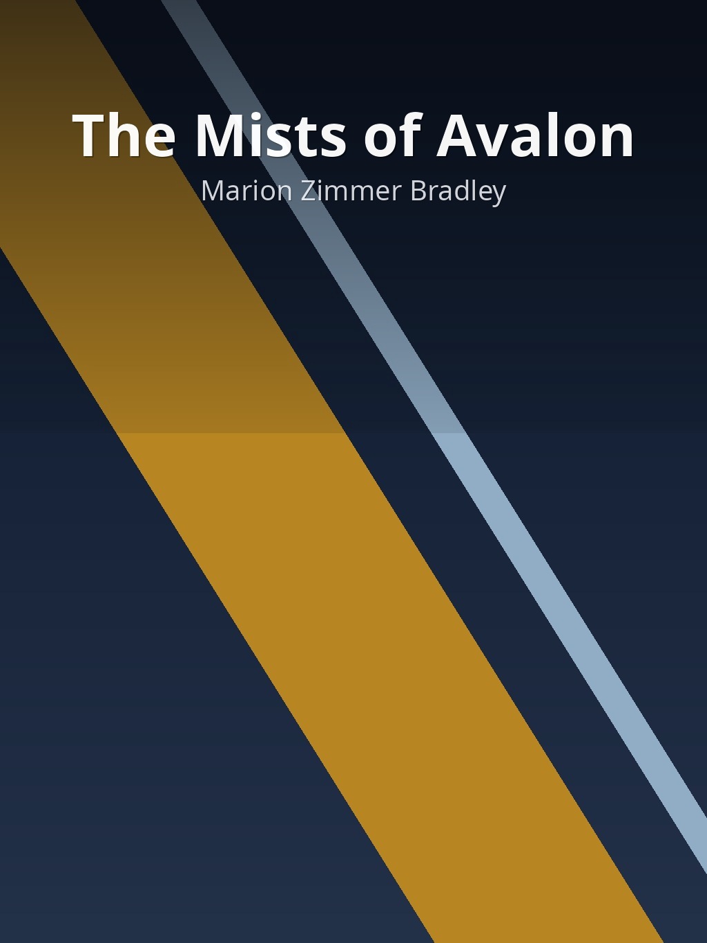 The Mists of Avalon by Marion Zimmer Bradley book cover