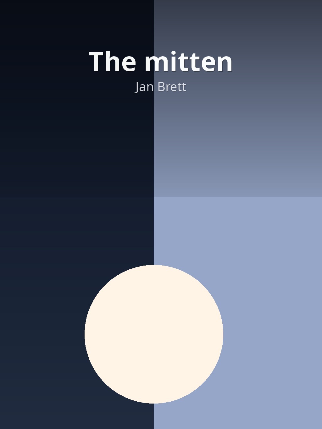 The mitten by Jan Brett book cover
