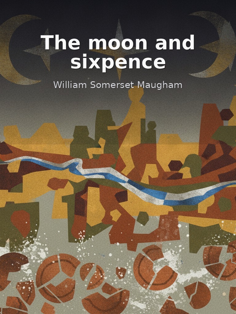 The moon and sixpence by William Somerset Maugham book cover