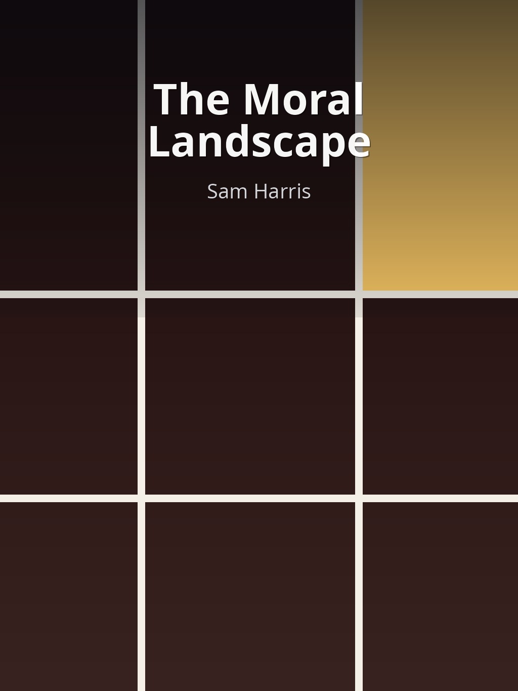 The Moral Landscape by Sam Harris book cover