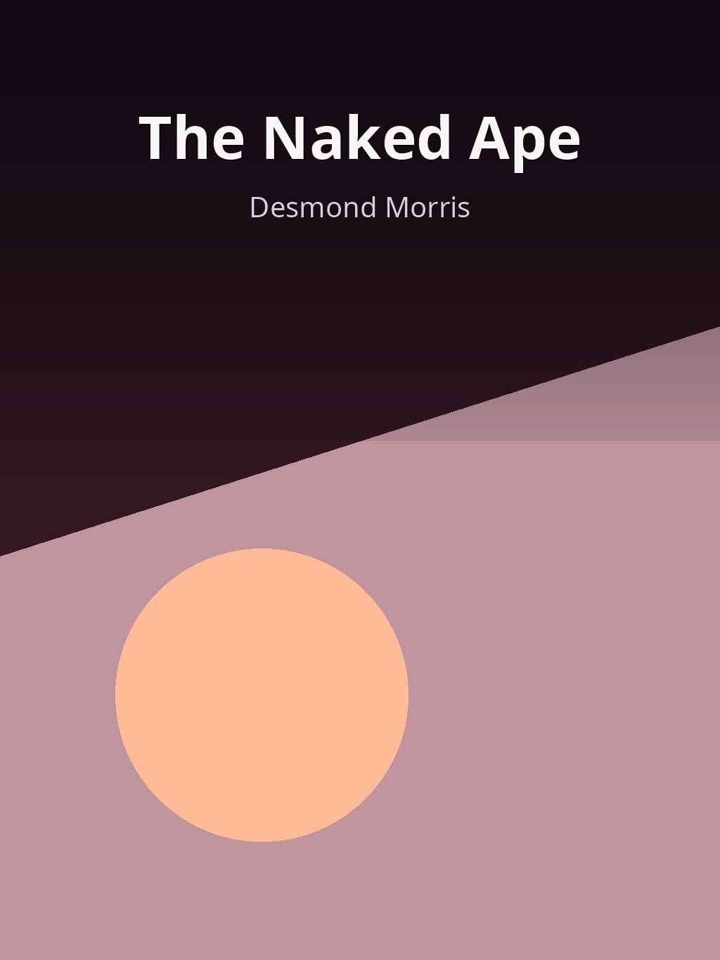 The Naked Ape by Desmond Morris book cover