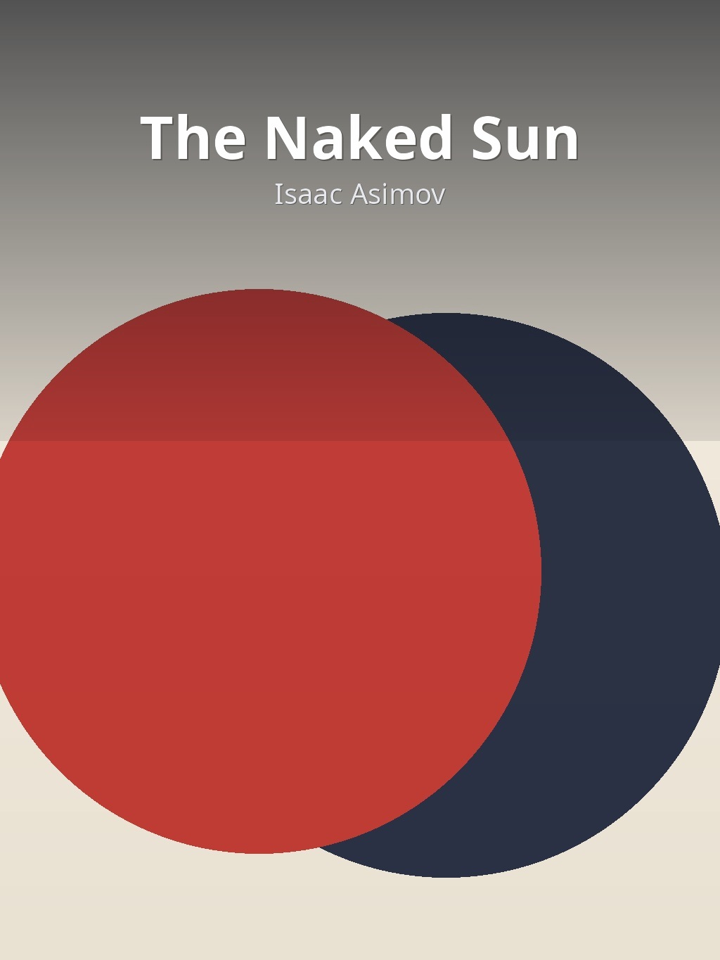 The Naked Sun by Isaac Asimov book cover