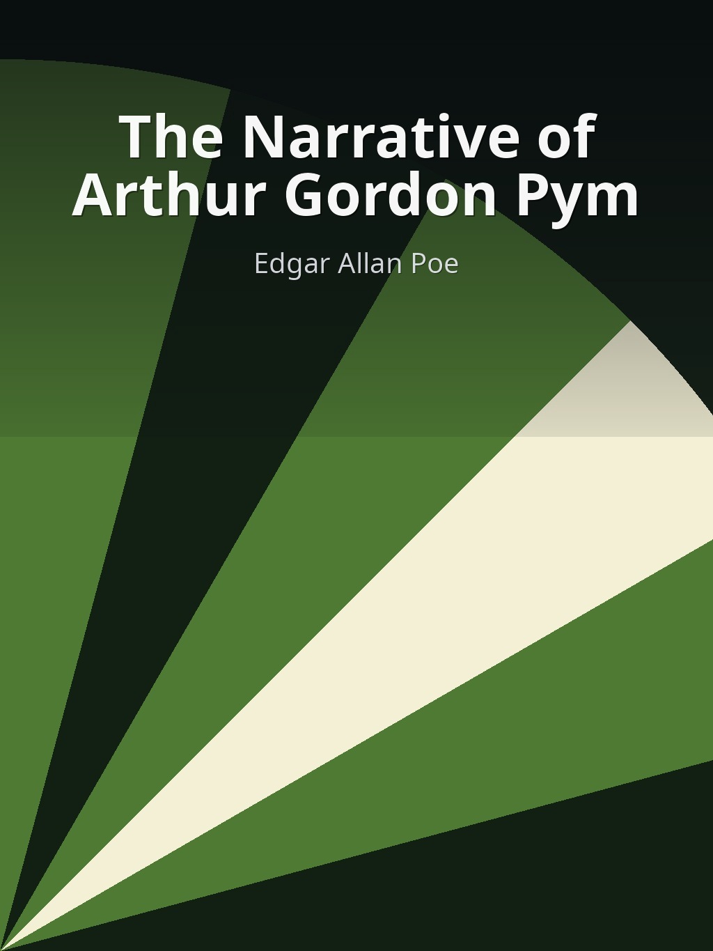 The Narrative of Arthur Gordon Pym by Edgar Allan Poe book cover