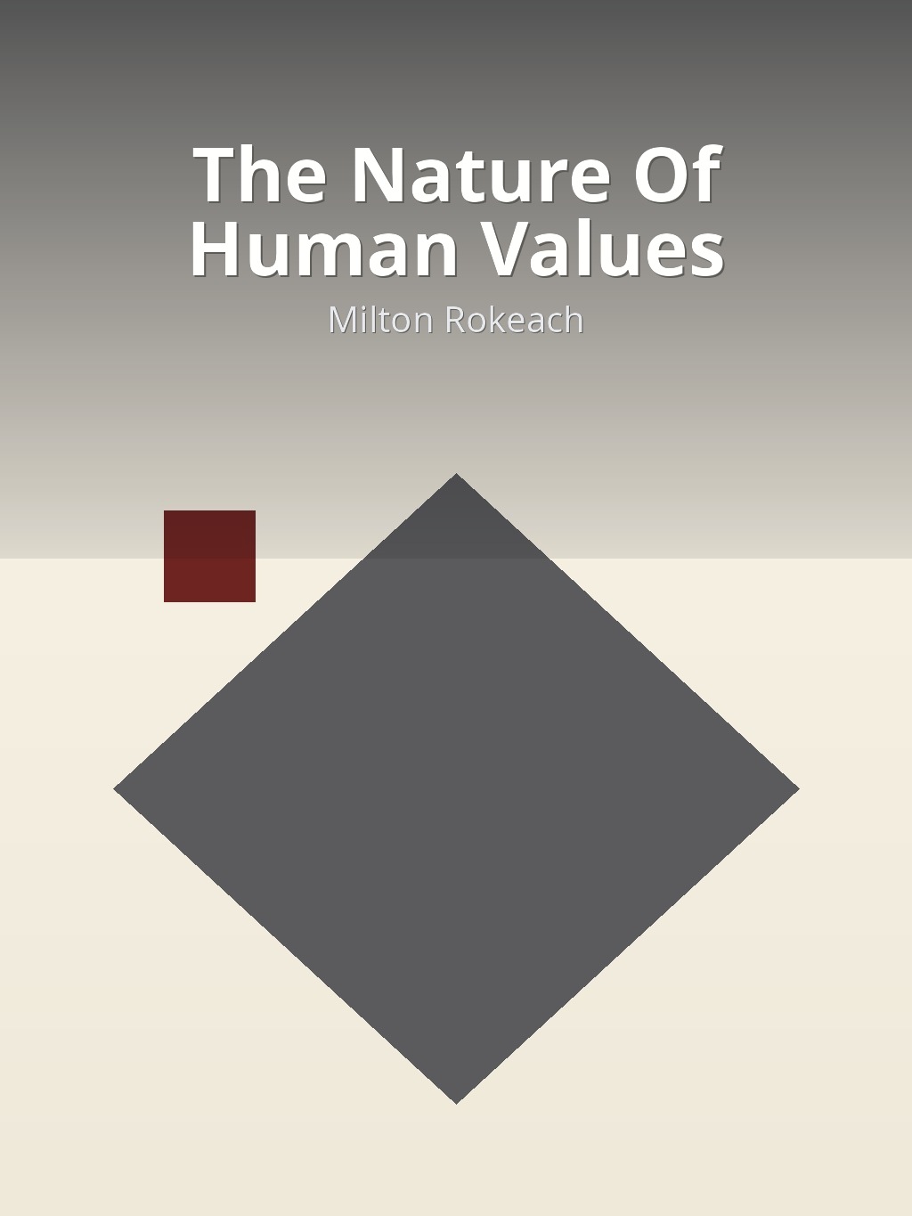 The Nature Of Human Values by Milton Rokeach book cover