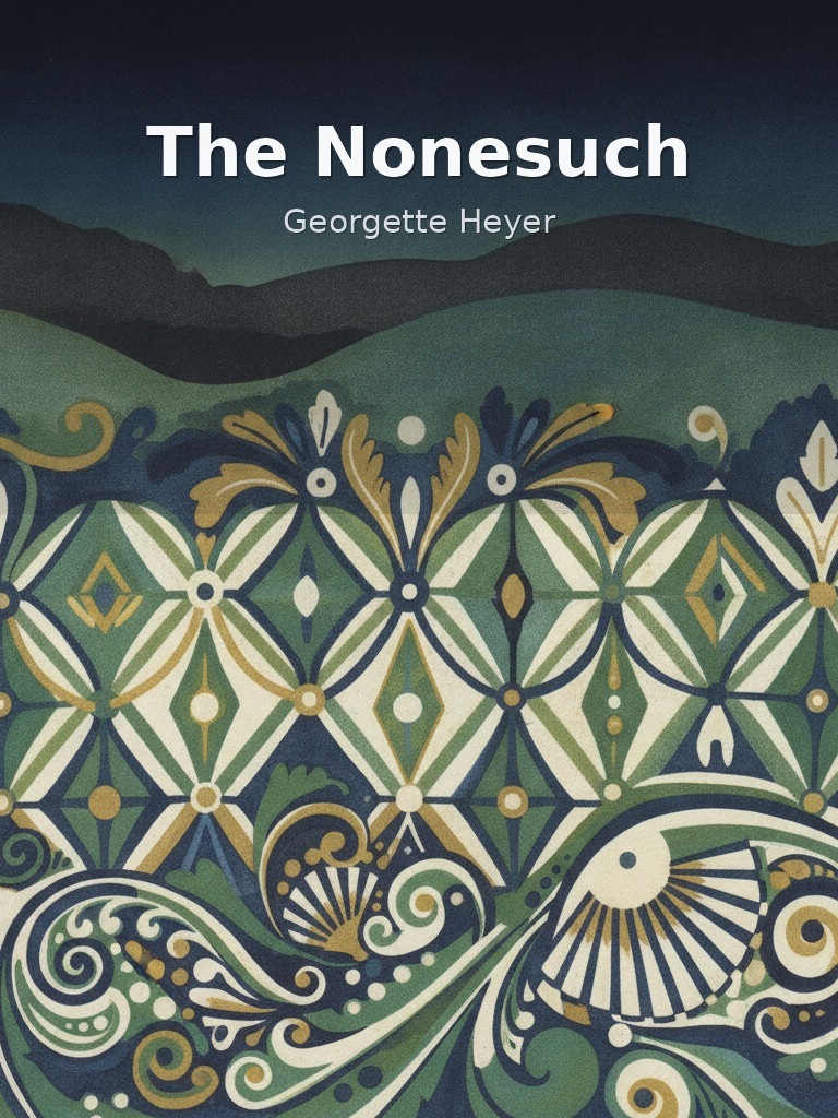 The Nonesuch by Georgette Heyer book cover