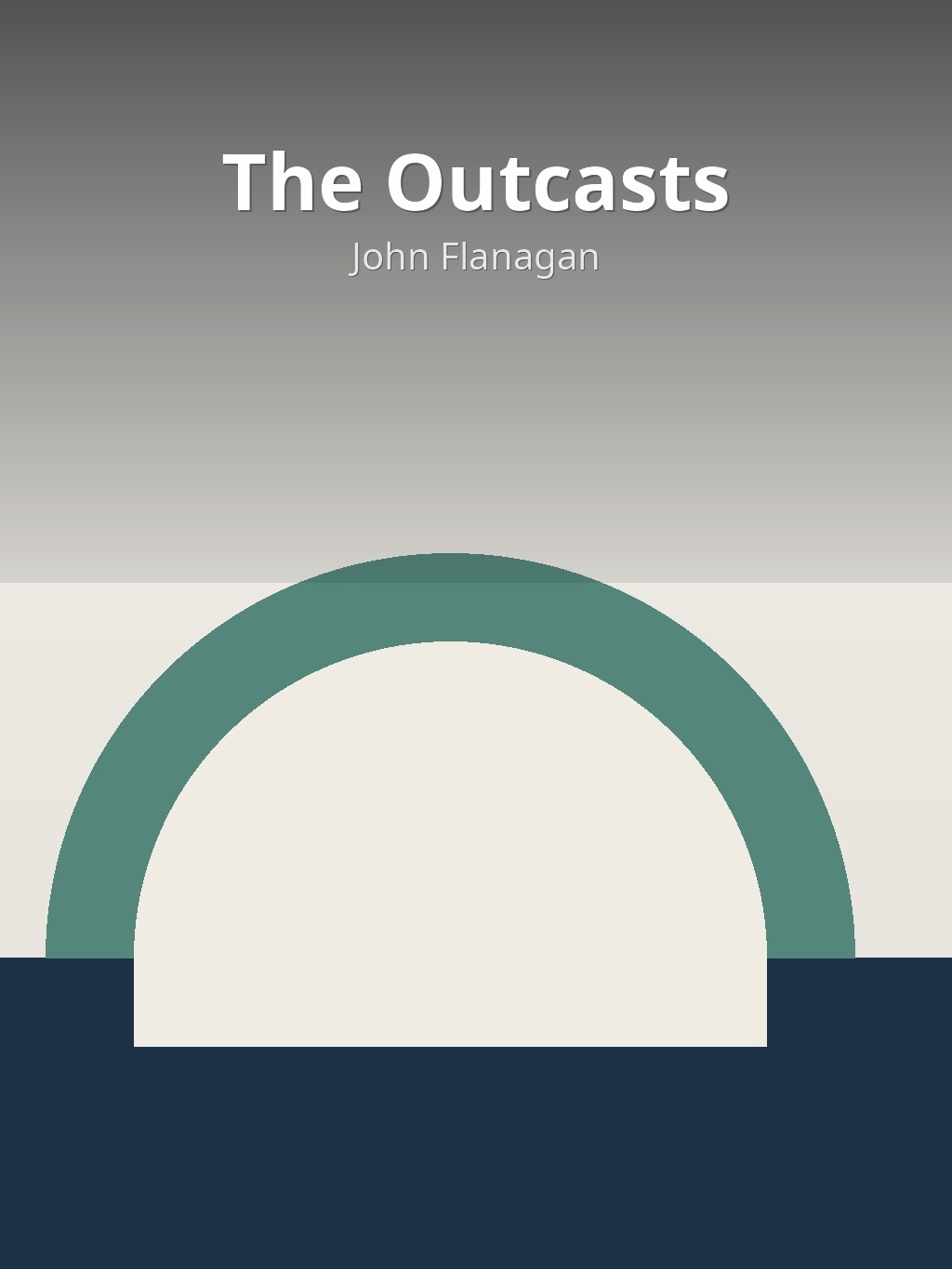The Outcasts by John Flanagan book cover